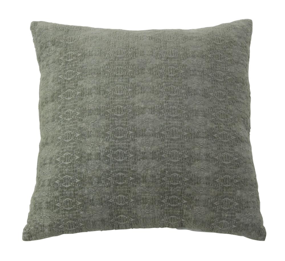 Grayson Lane 74736 18-in x 18-in Green Square Indoor Decorative Pillow