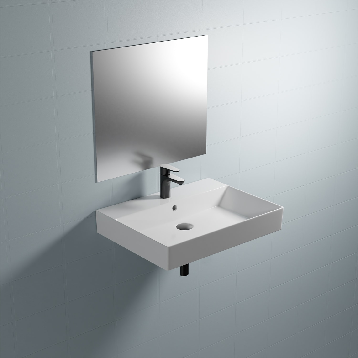 WS Bath Collections ENERGY 60.01 Bath-Sink - View #4