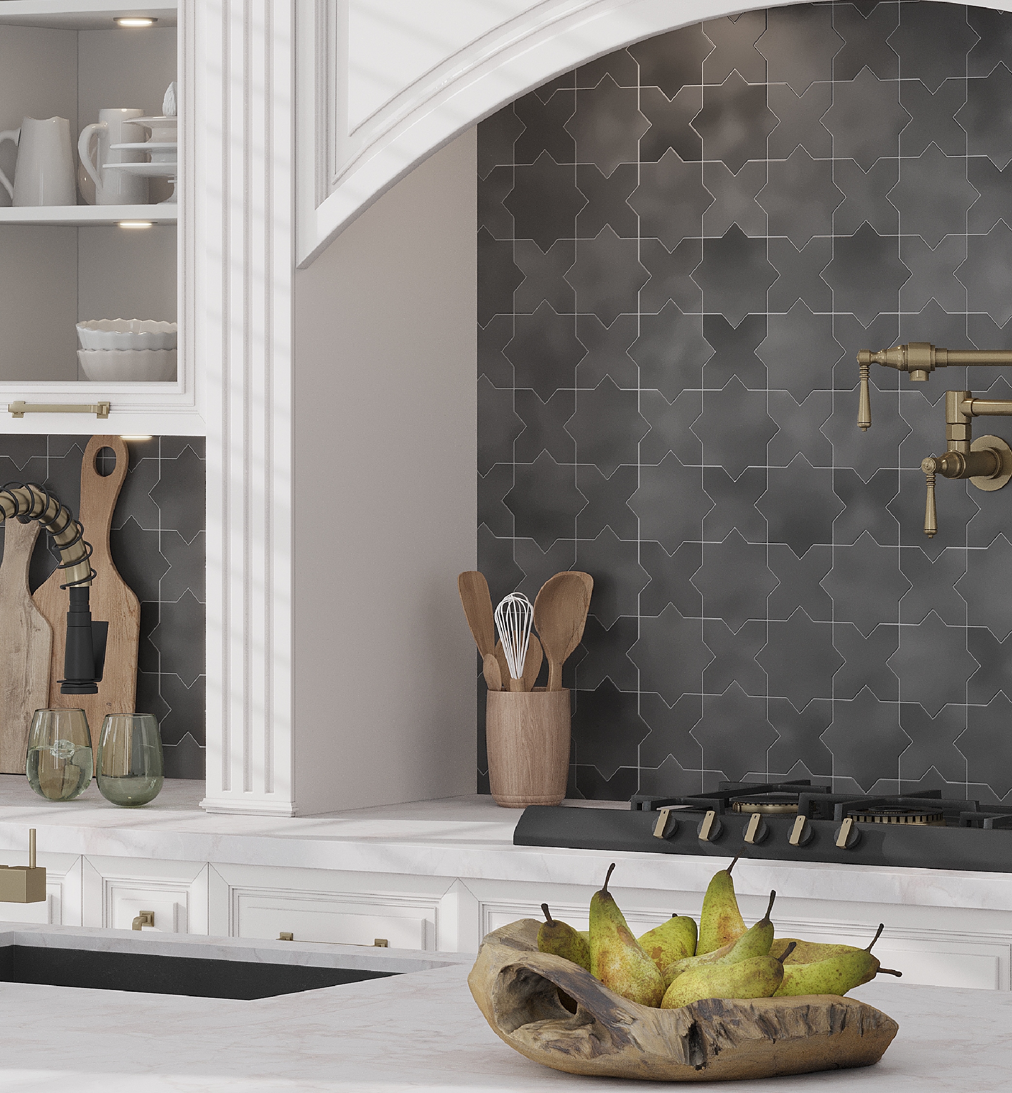 Apollo Tile MOR88BLKCRA Ceramic-Tile - View #4