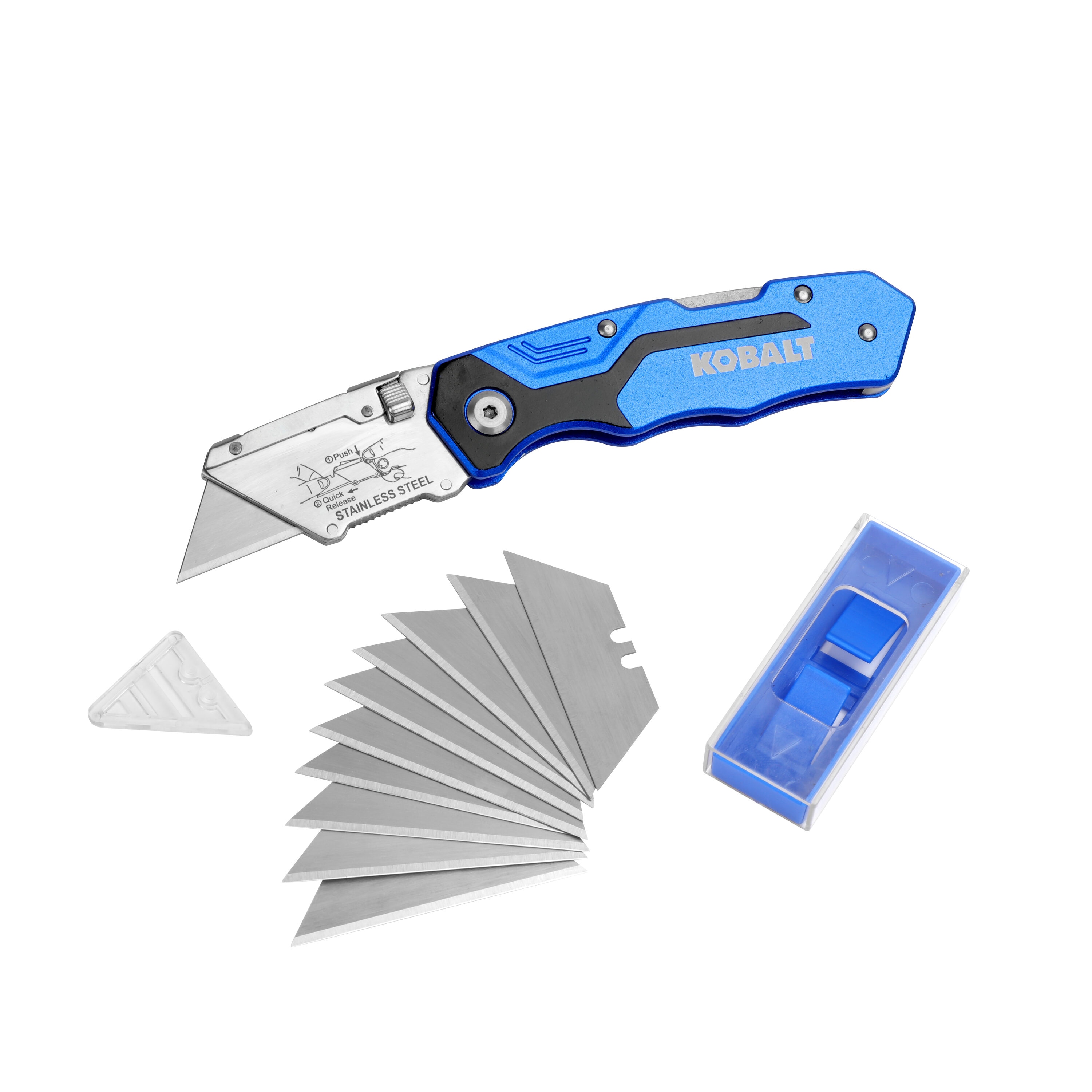 Kobalt 11-Blade Folding Utility Knife at