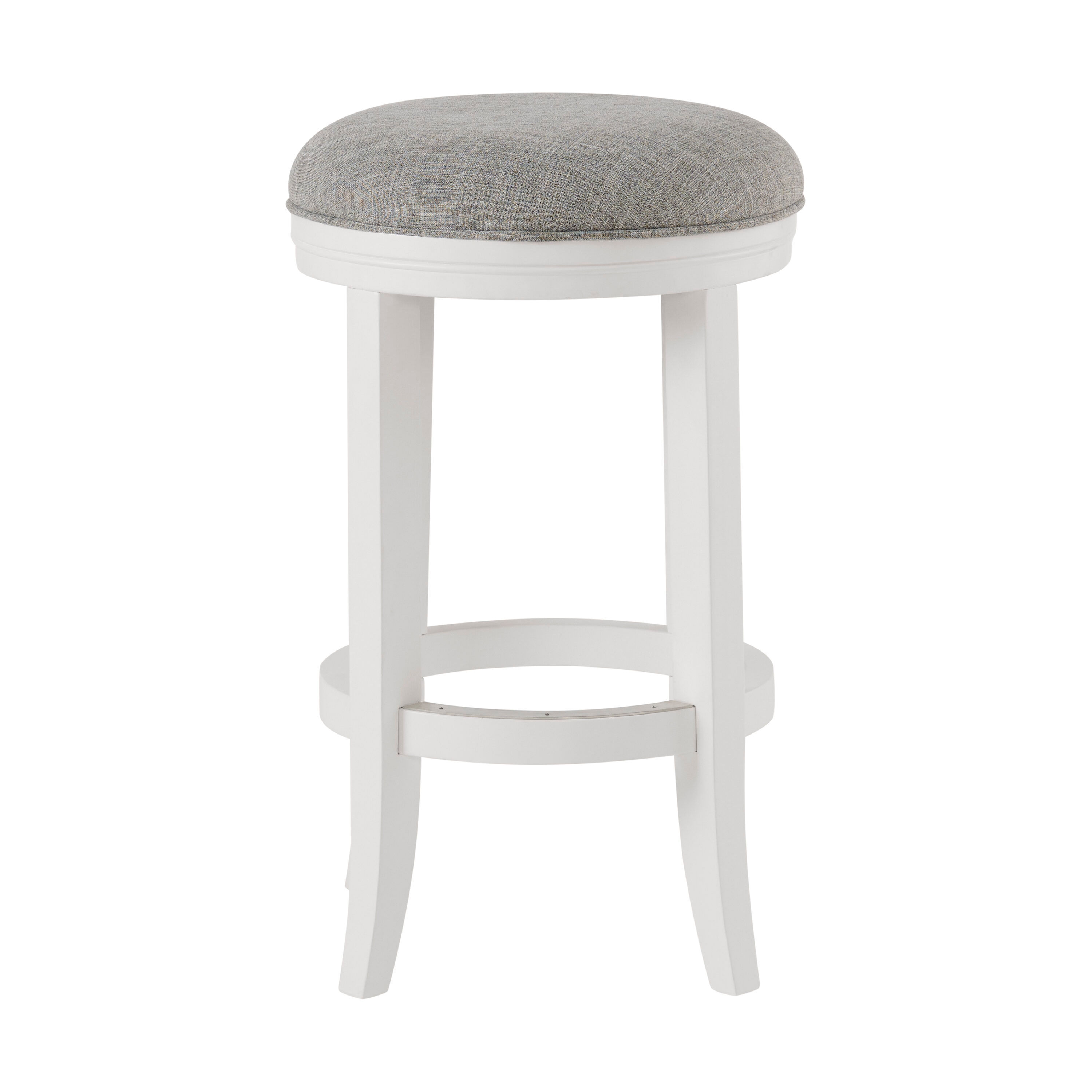 White backless counter online stools