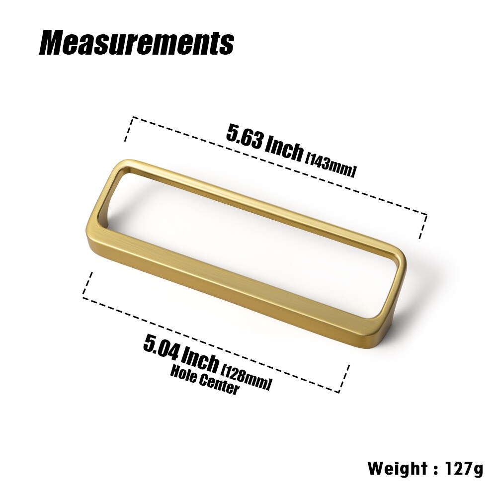 Miaokesen 9582LSJ-128 Cabinet-Pulls - View #2