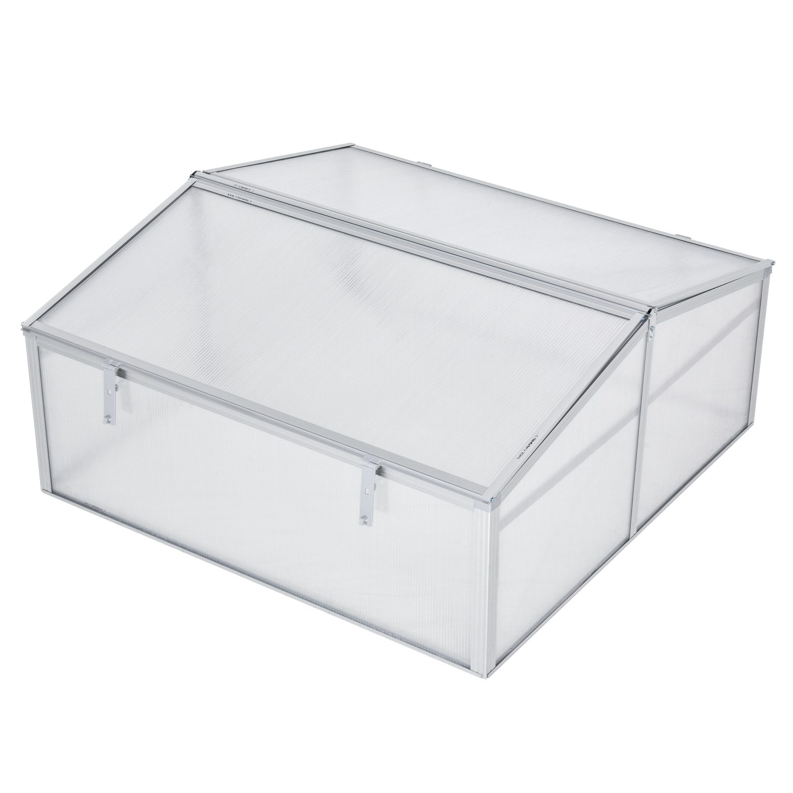 Outsunny 845-082 3.28-ft L x 3.28-ft W x 1.15-ft H Clear Greenhouse
