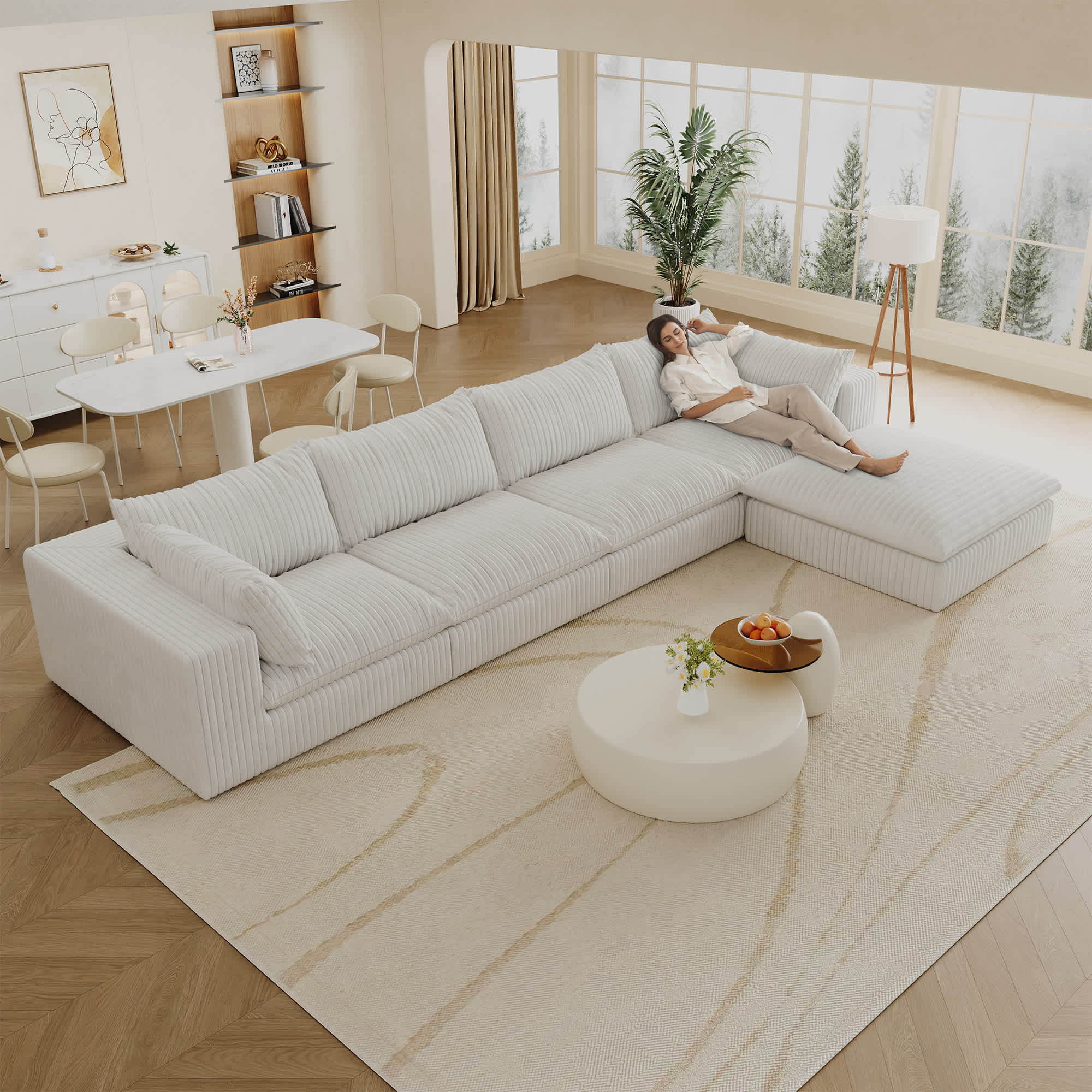 Misty Moon FXLW0403-S00101 Sofas-Loveseats - View #2