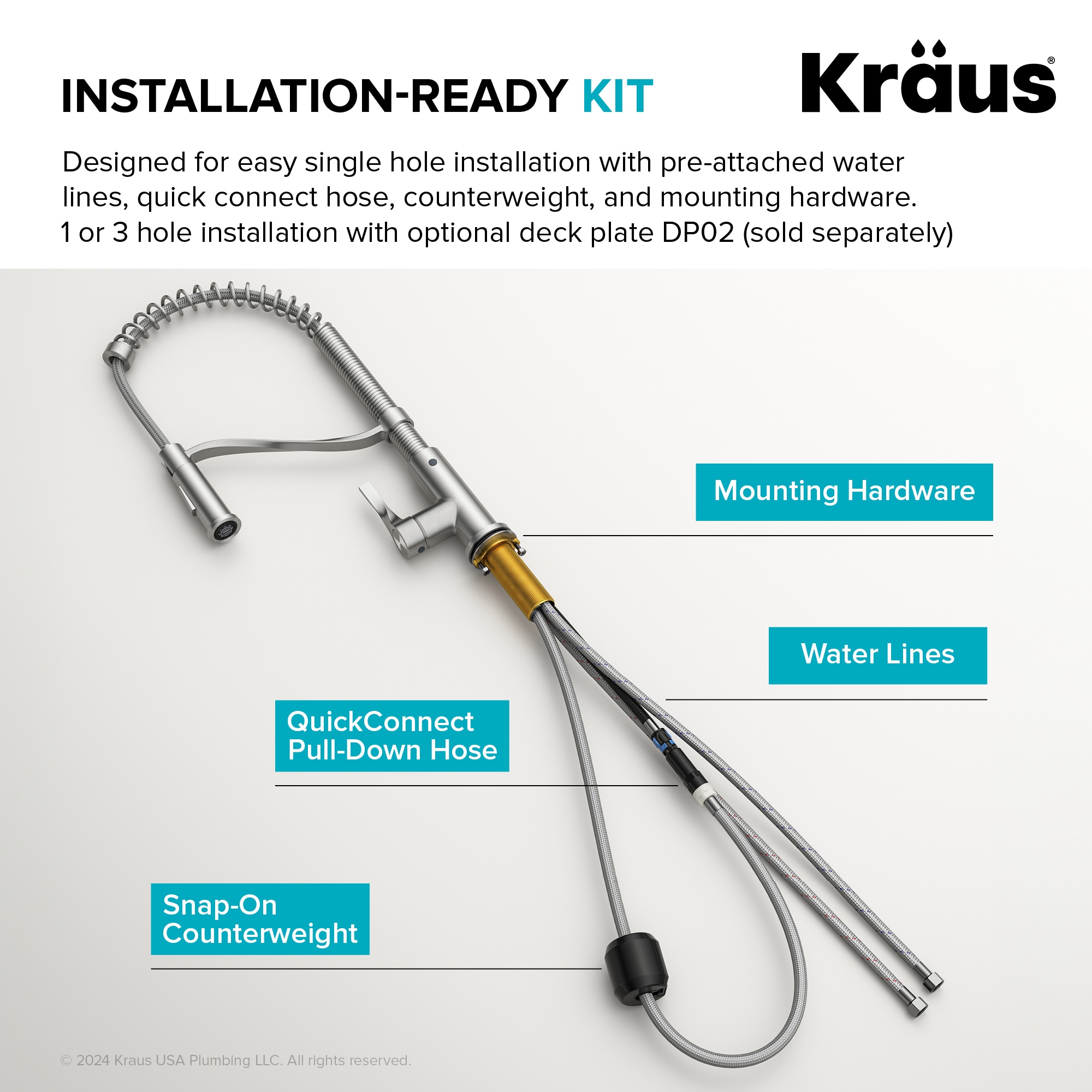 Kraus KPF-2635SFBB Kitchen-Faucets - View #14