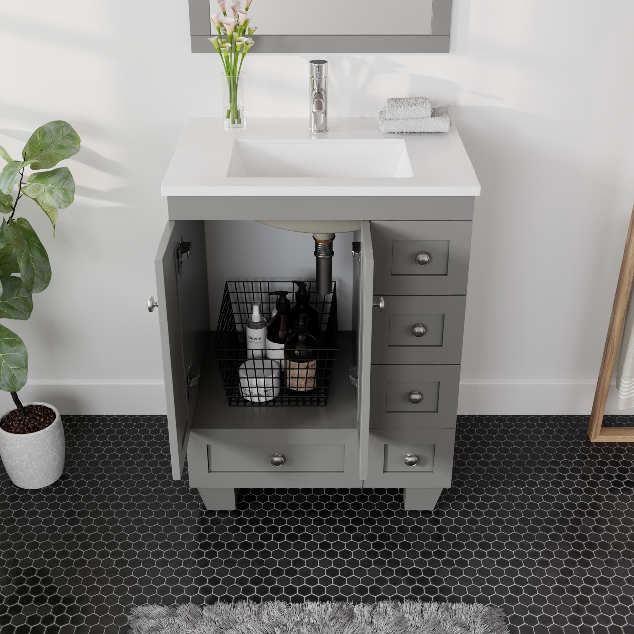 Eviva EVVN69-24GR Bath-Vanity-Combo - View #5