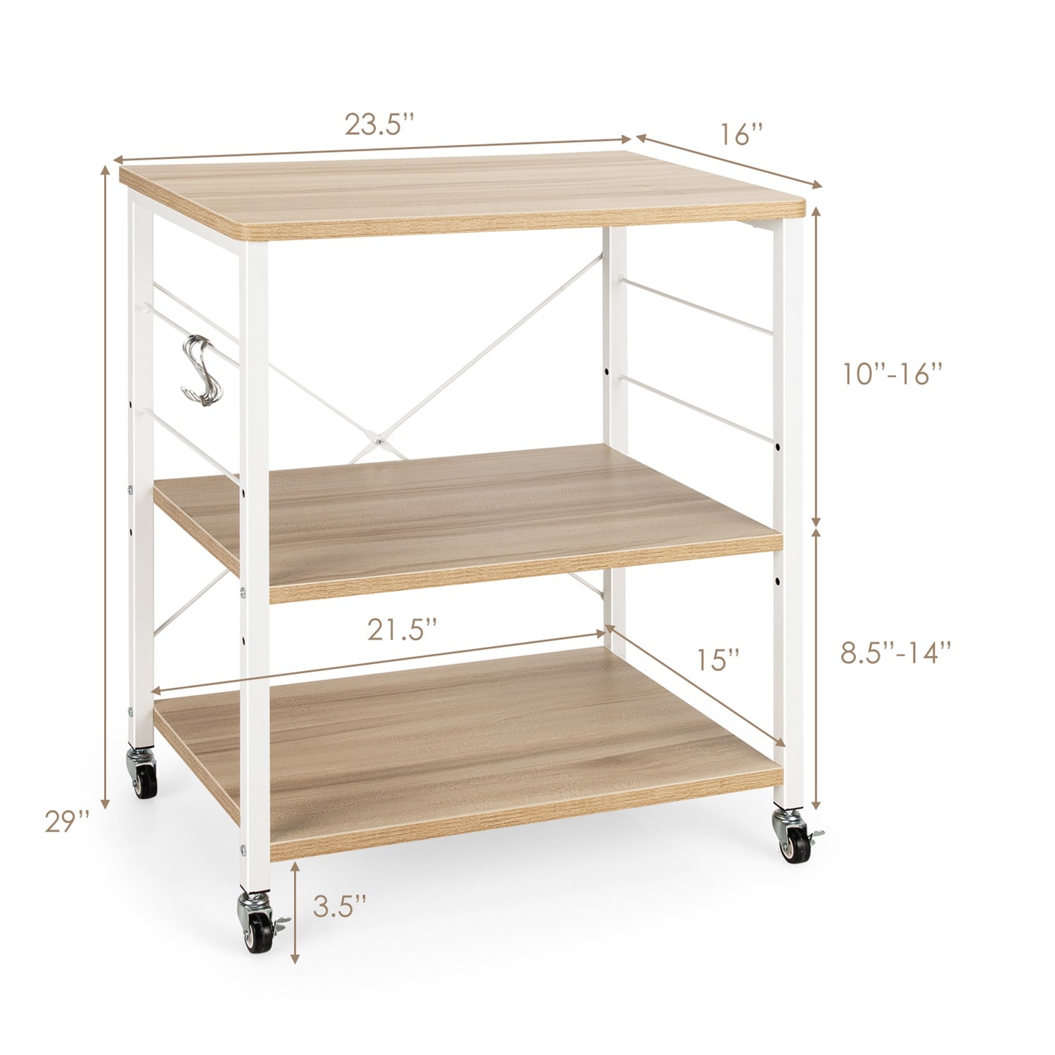 Costway CSHY004597 Kitchen-Furniture - View #3