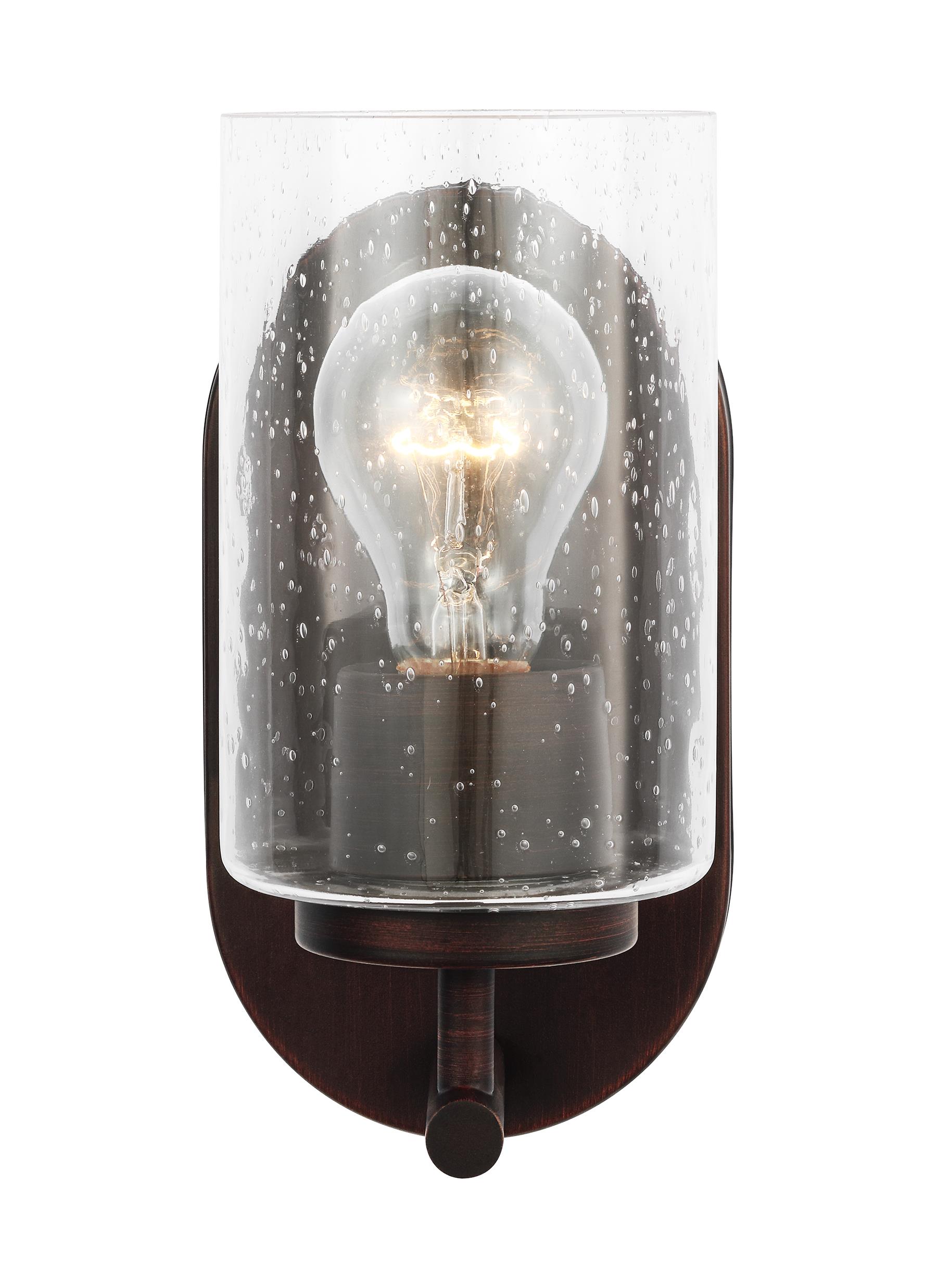 Generation Lighting 41170-710 Oslo 4.75-in 1 -Light Bronze Modern/contemporary Vanity light