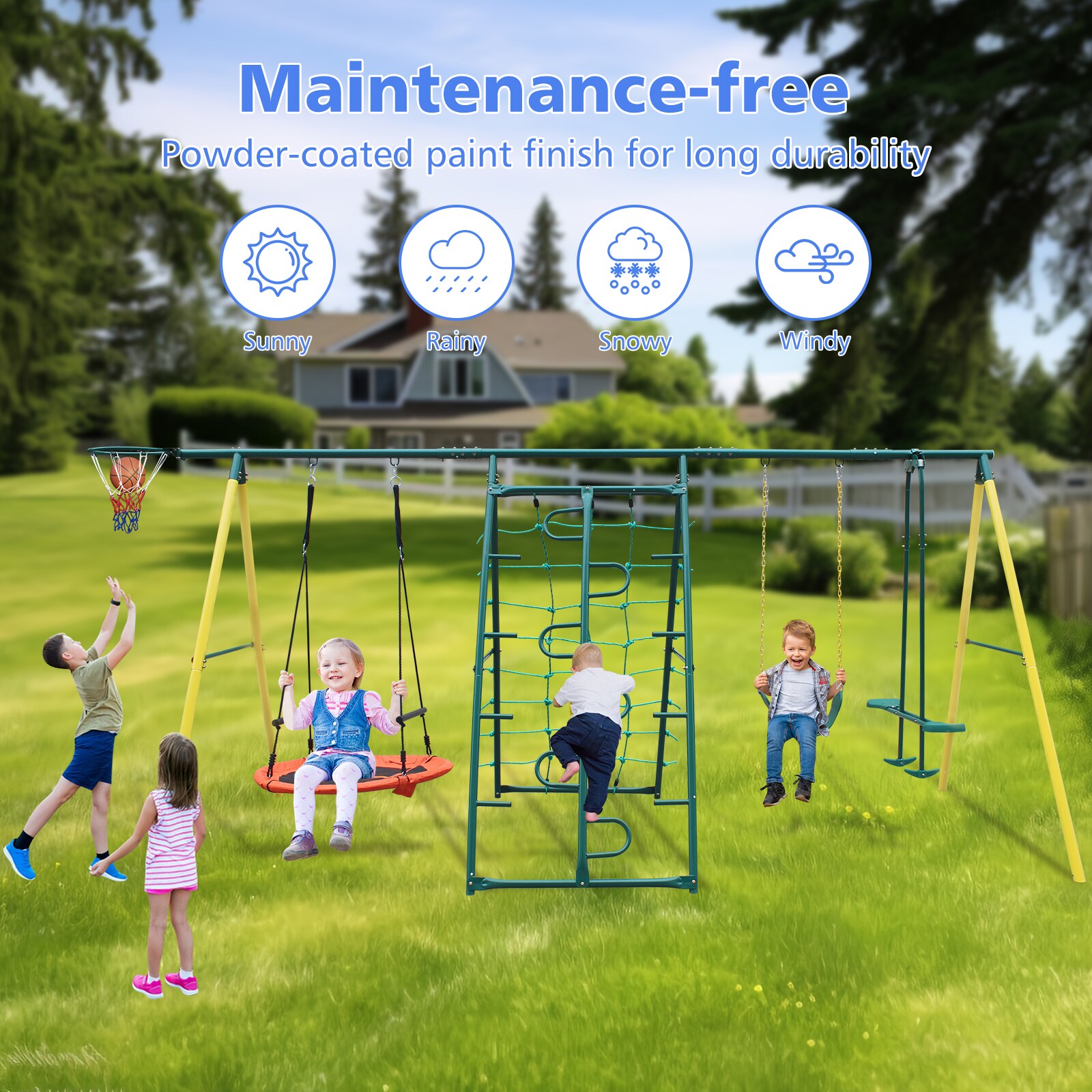 Runesay SS-2 Playset-Swings - View #3