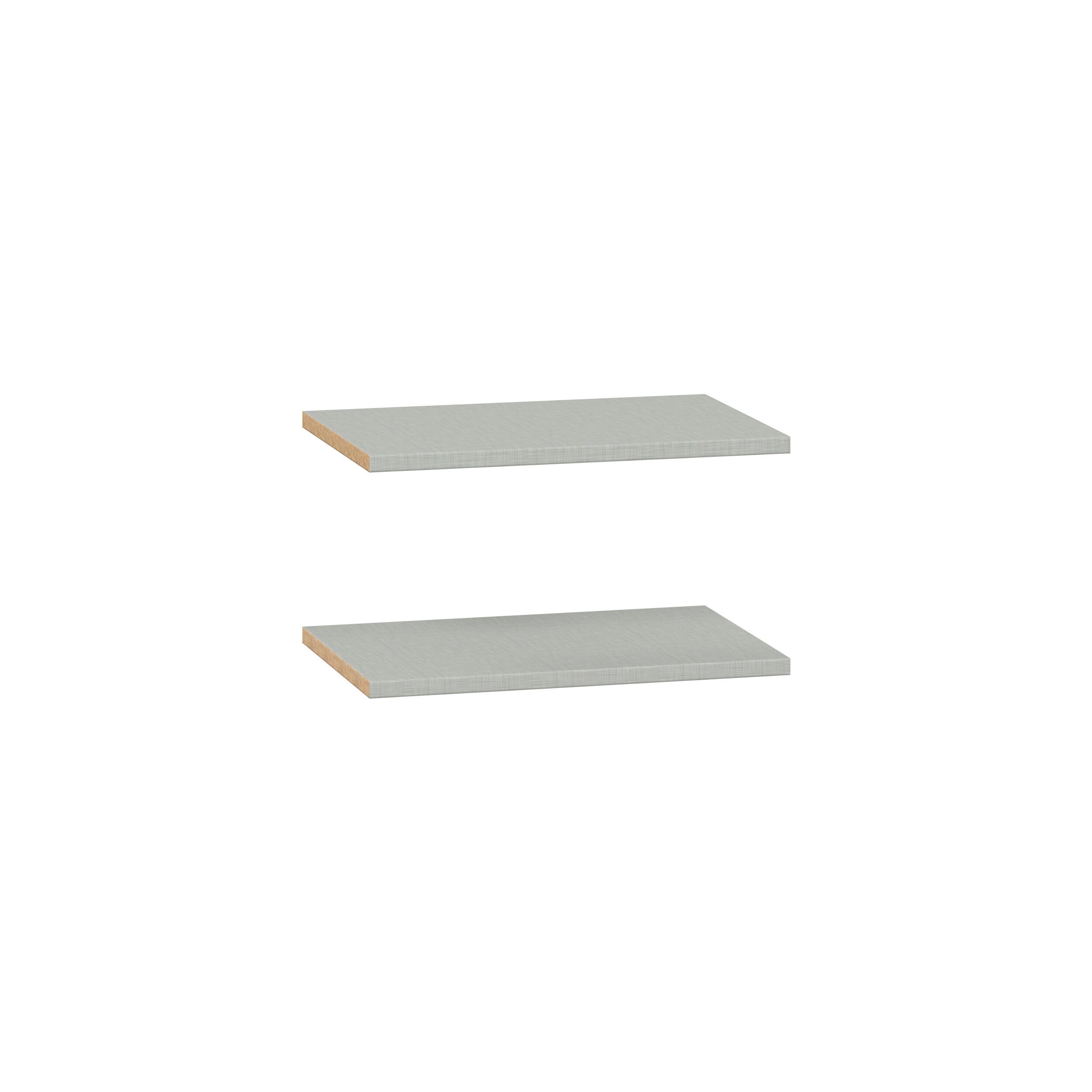 Hugo&Borg DSSHL-2114 Cabinet Shelf Kit 19.44-in W x 0.75-in H x 12.88-in D Light Gray