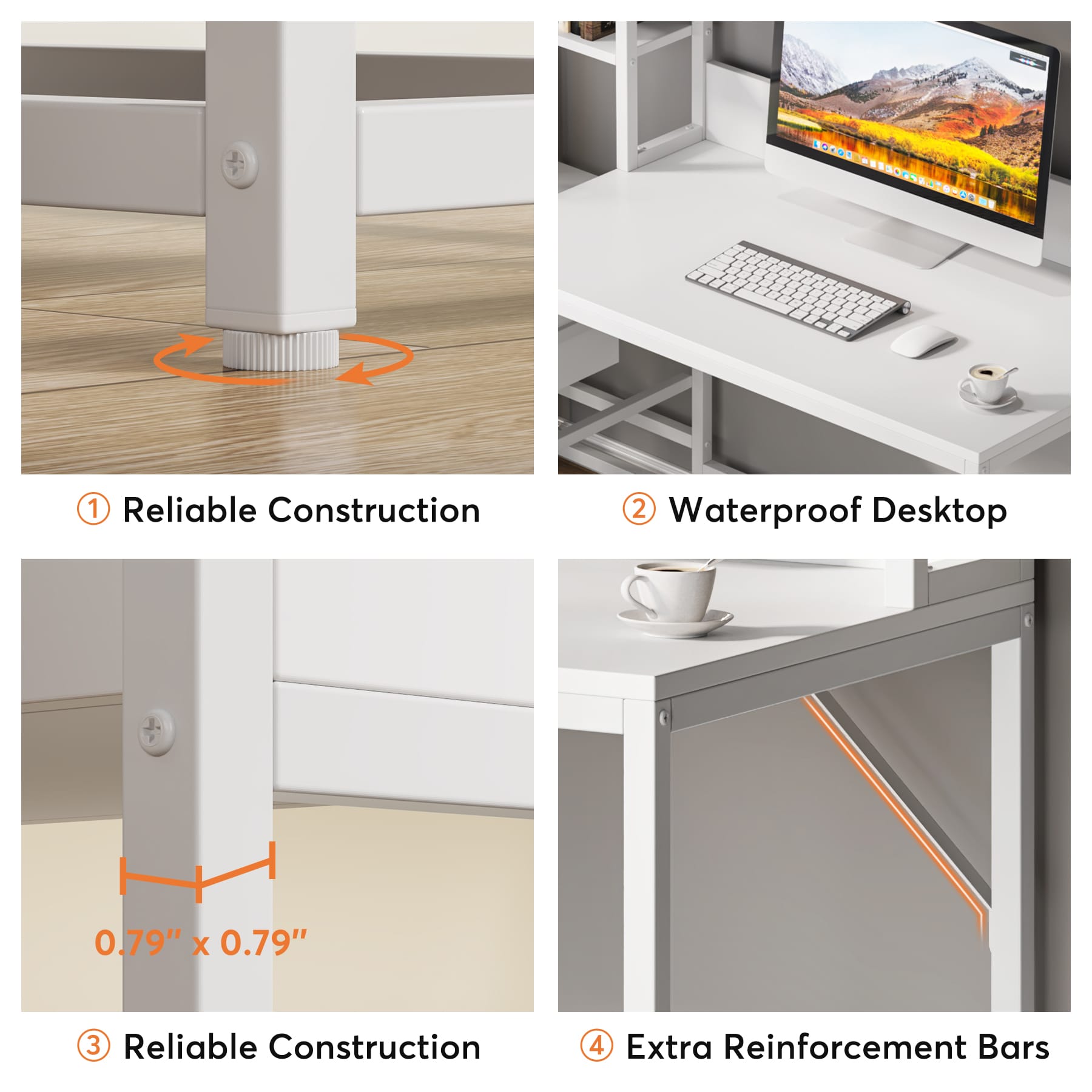 Fnova LWTJ-J0257 Office-Tables - View #6