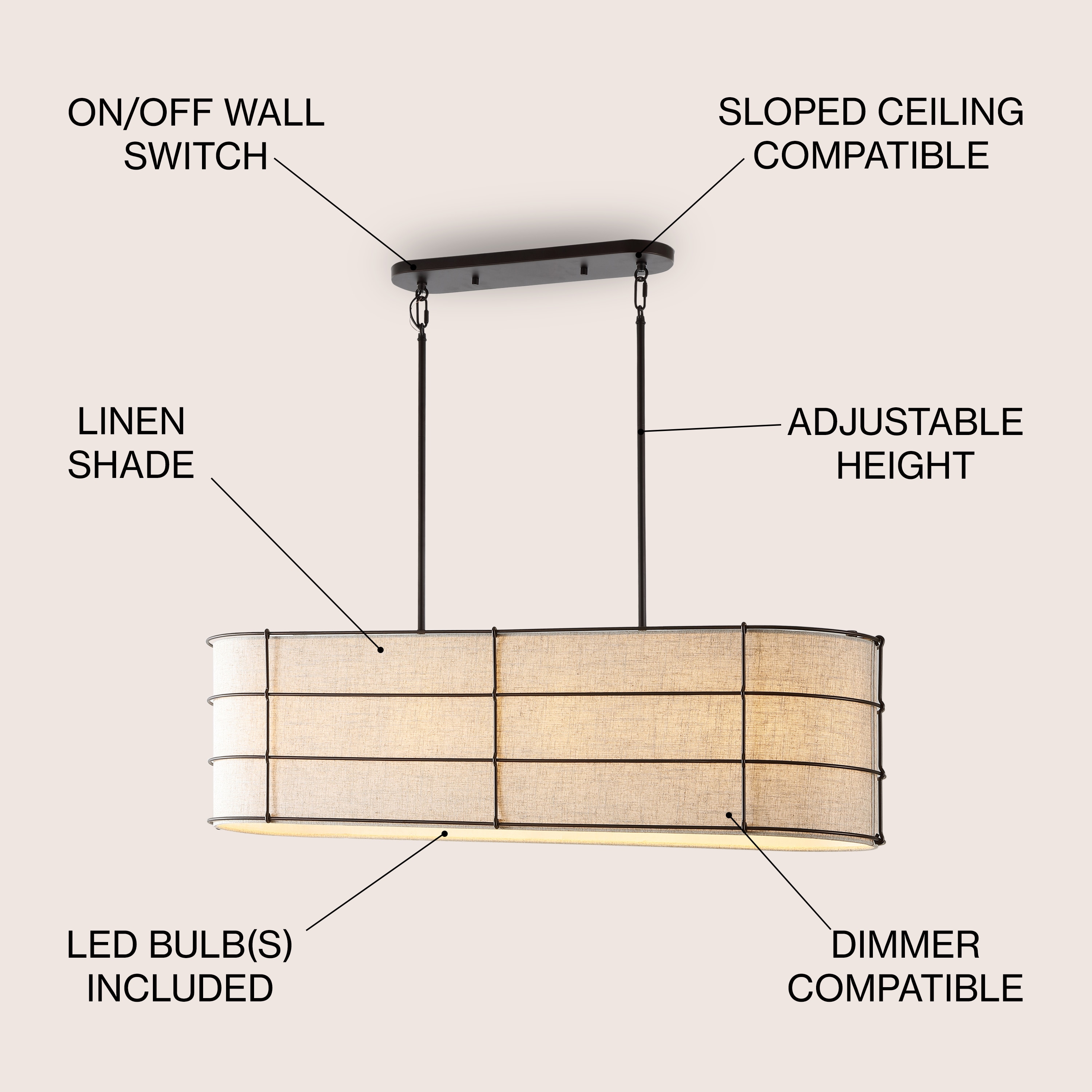 JONATHAN  Y JYL1319A Pendant-Lights - View #3