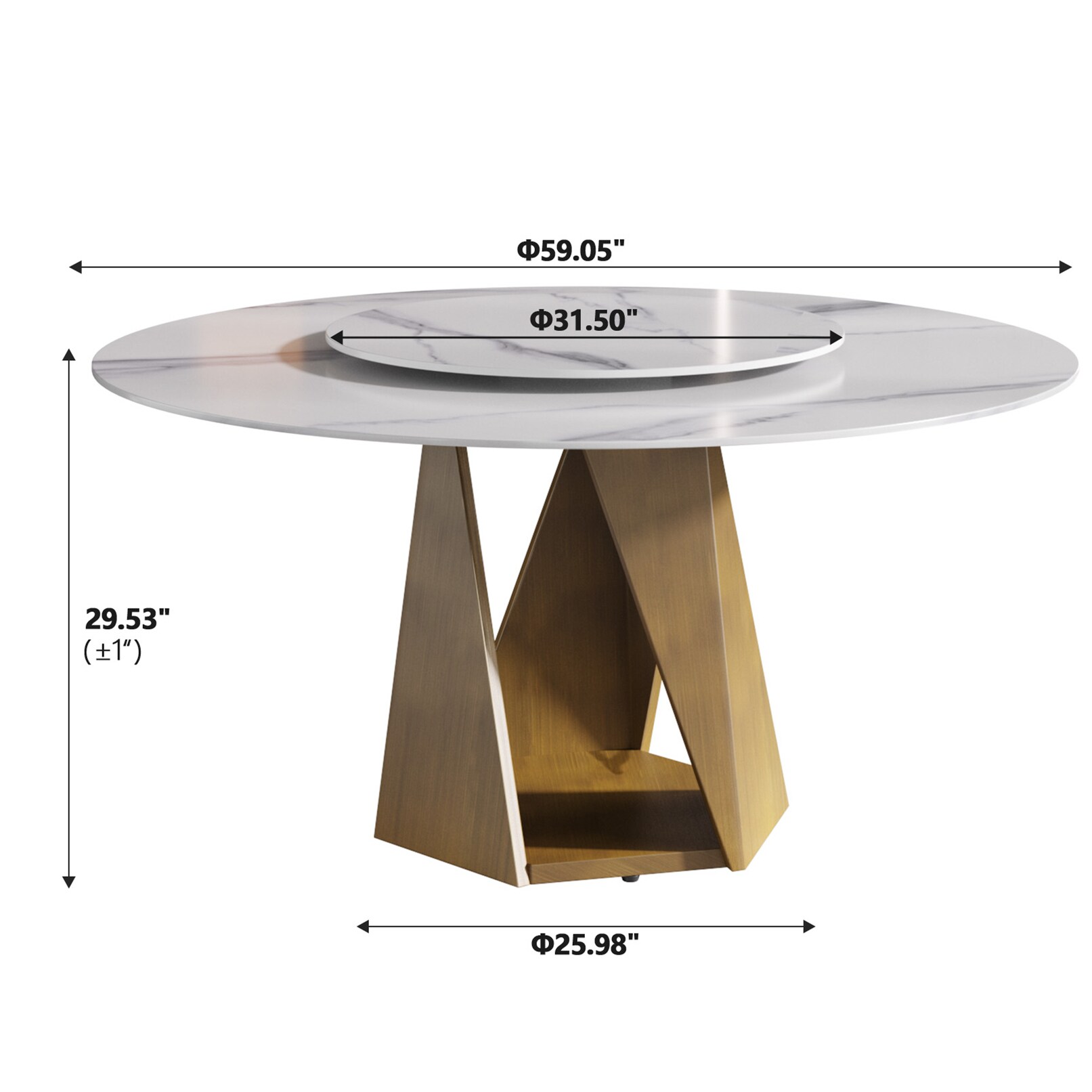 BuotiqHom DH-AT-150W80W-9C Dining-Tables - View #3