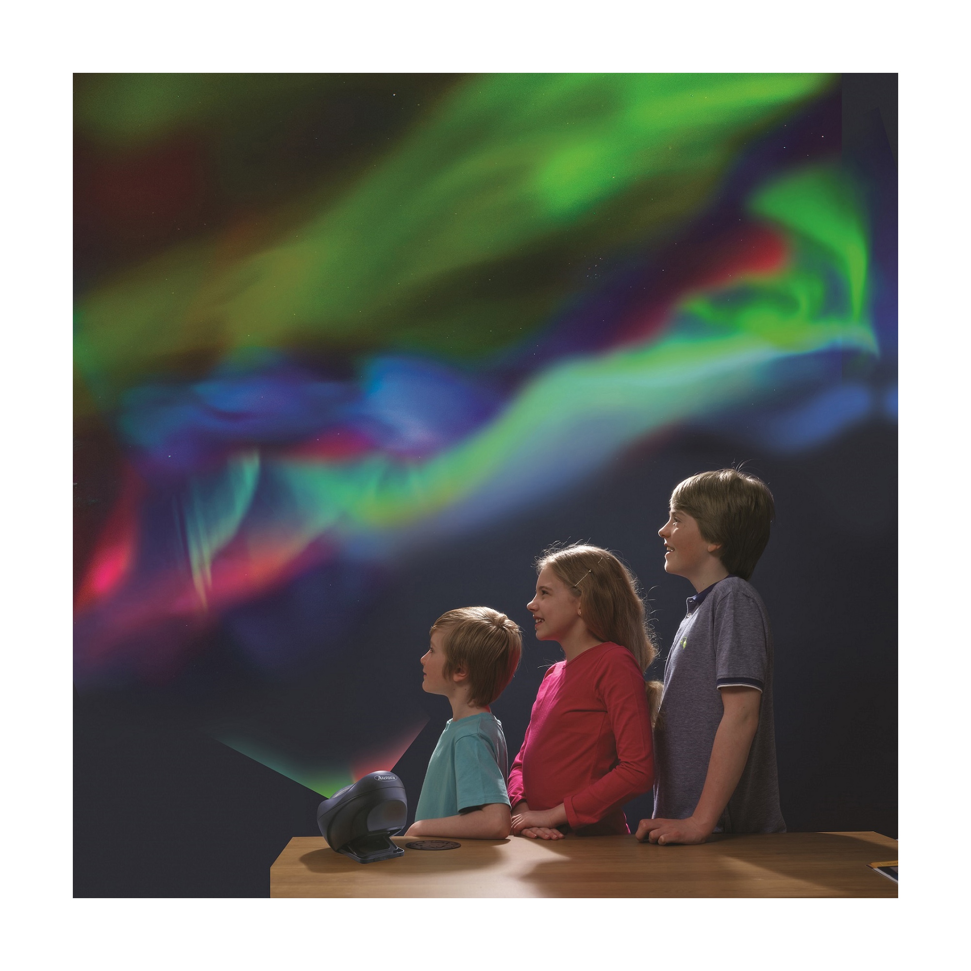 Aurora Borealis and Australis LED Light Projector for Kids