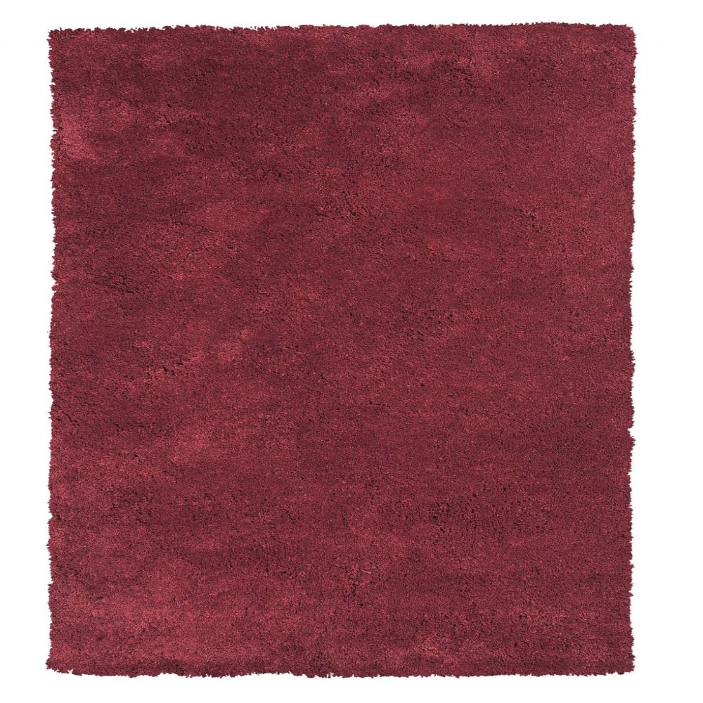 HomeRoots 353927 Bernadette 3 X 5 (ft) Rag Red Indoor Solid Area Rug