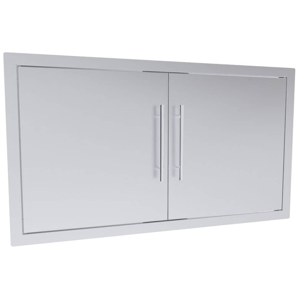 Sunstone TEX-DD30 Texan 30-in W x 20.5-in H x 1.75-in D Built-In Grill Cabinet Double doors
