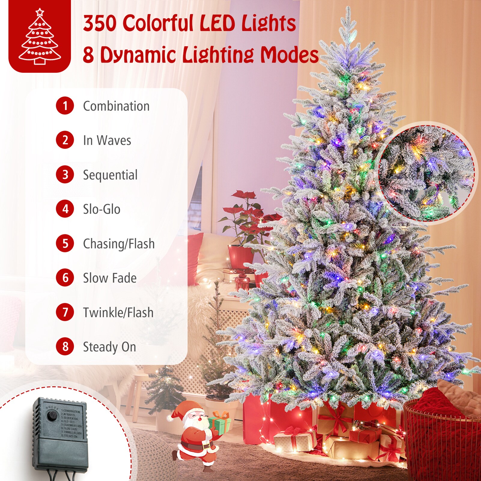 WELLFOR CM-HWY-20581 Artificial-Christmas-Trees - View #3