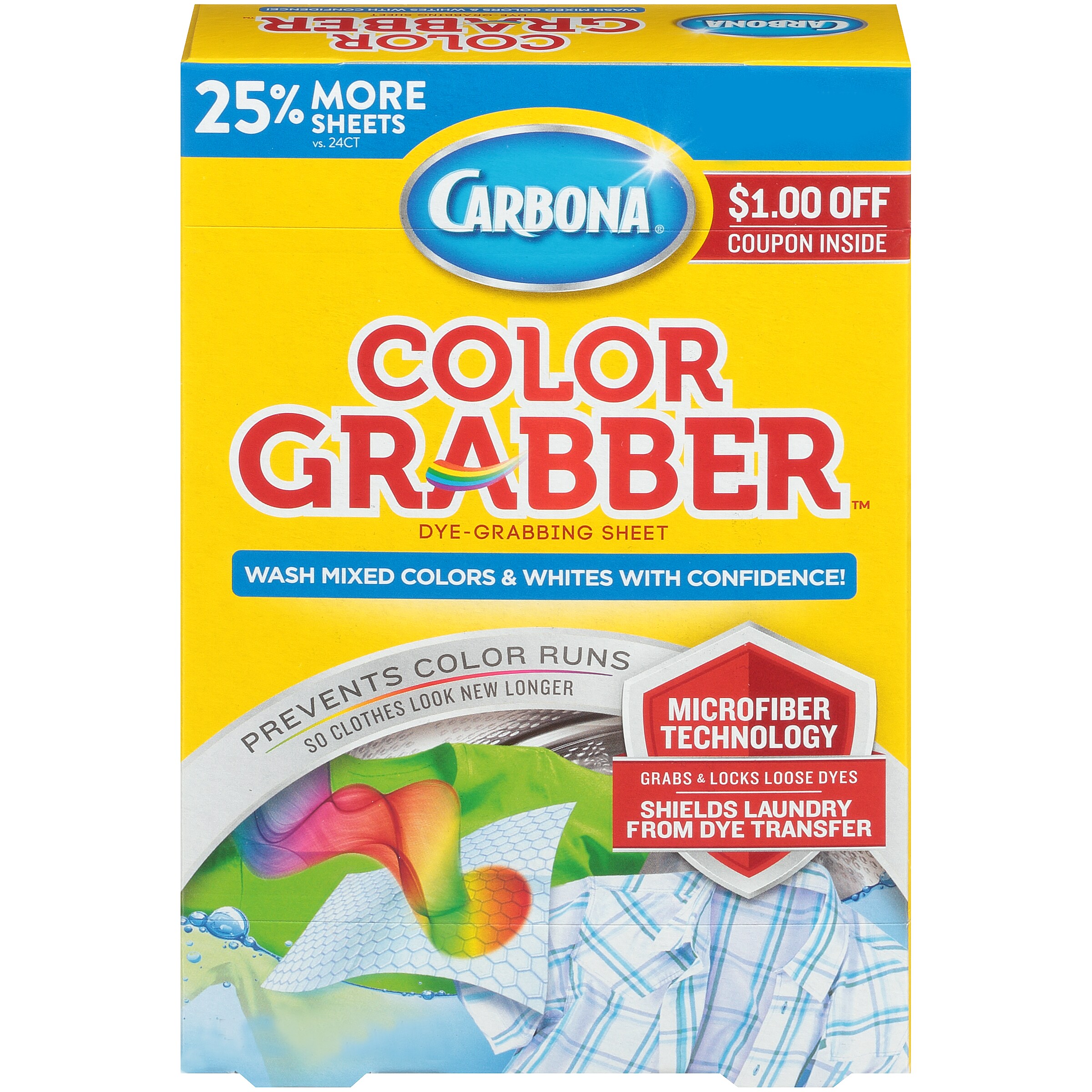  Shout Color Catcher 24Count, 4 Pack : Health & Household