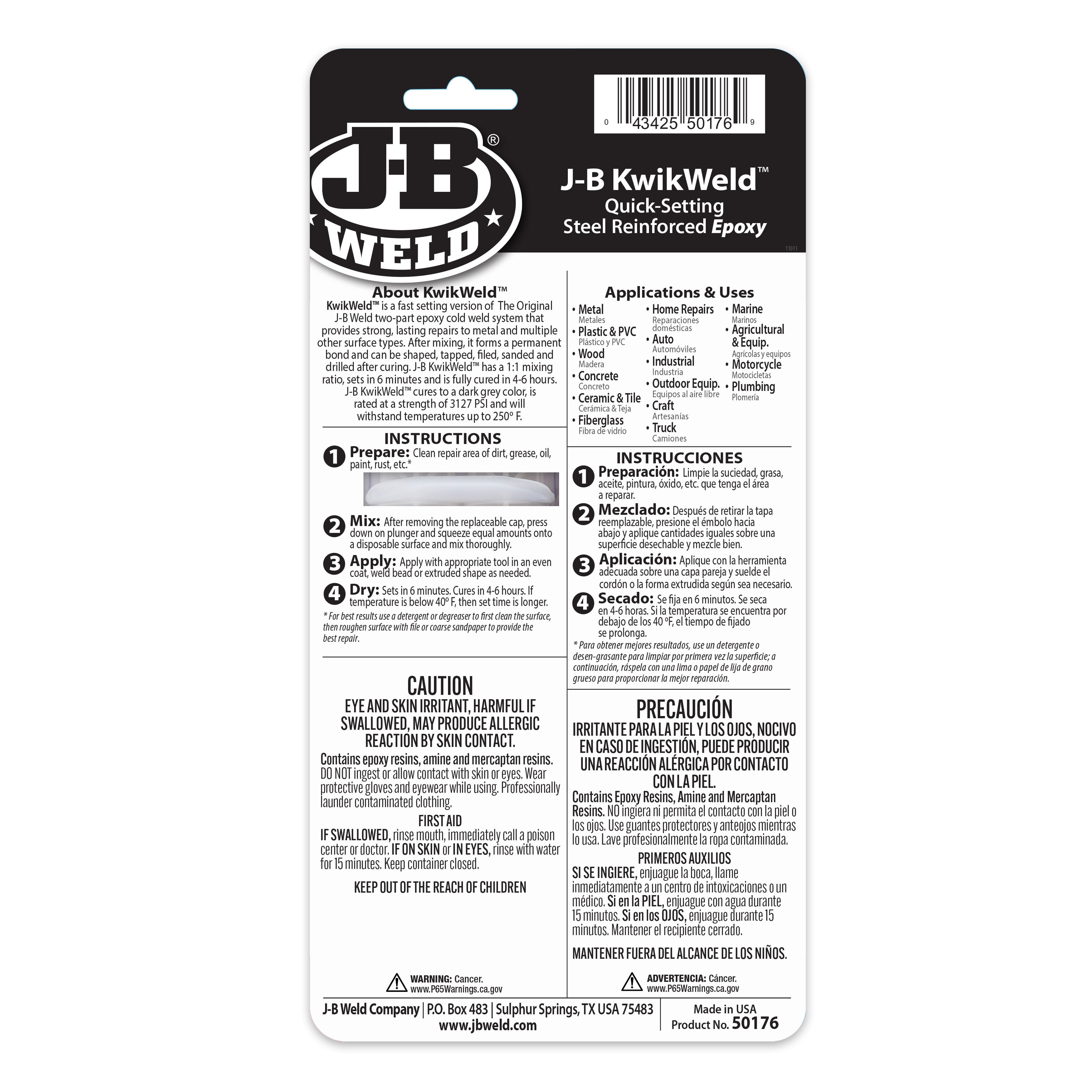 J-B WELD 50176H epoxies - View #2