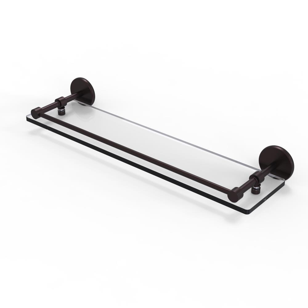 Allied Brass P1000-1/22-GAL-ABZ Prestige Skyline Antique Bronze Wall mount Bathroom Shelf ( 22-in x 3-in x 5-in )