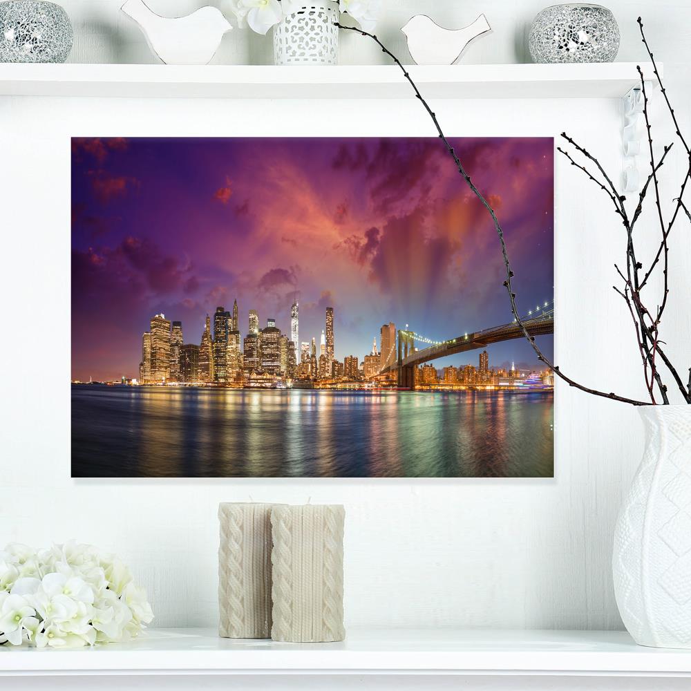 Designart 12-in H x 20-in W Landscape Print on Canvas in the Wall Art ...