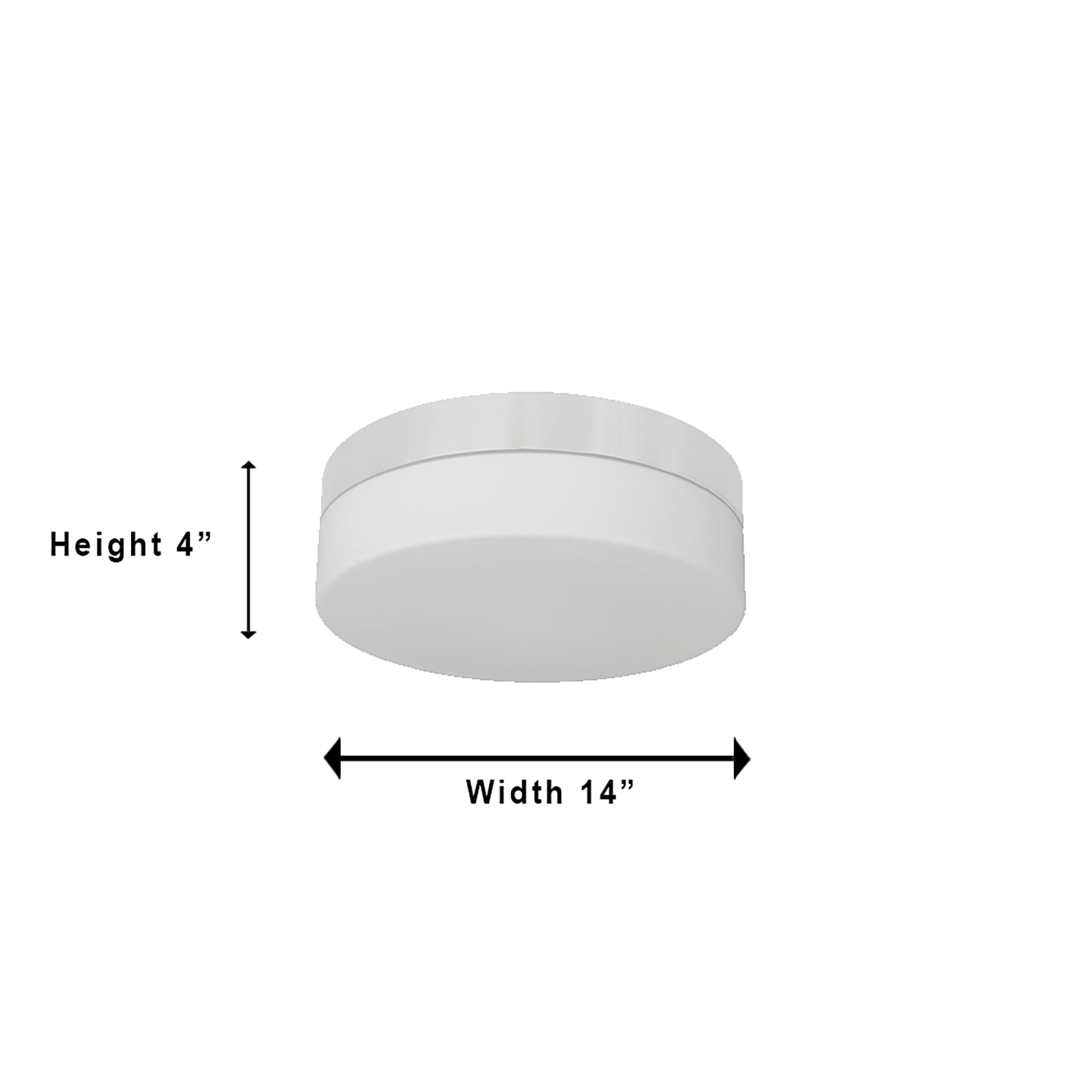 Whitfield Lighting FM52-14WH flushmounts - View #4