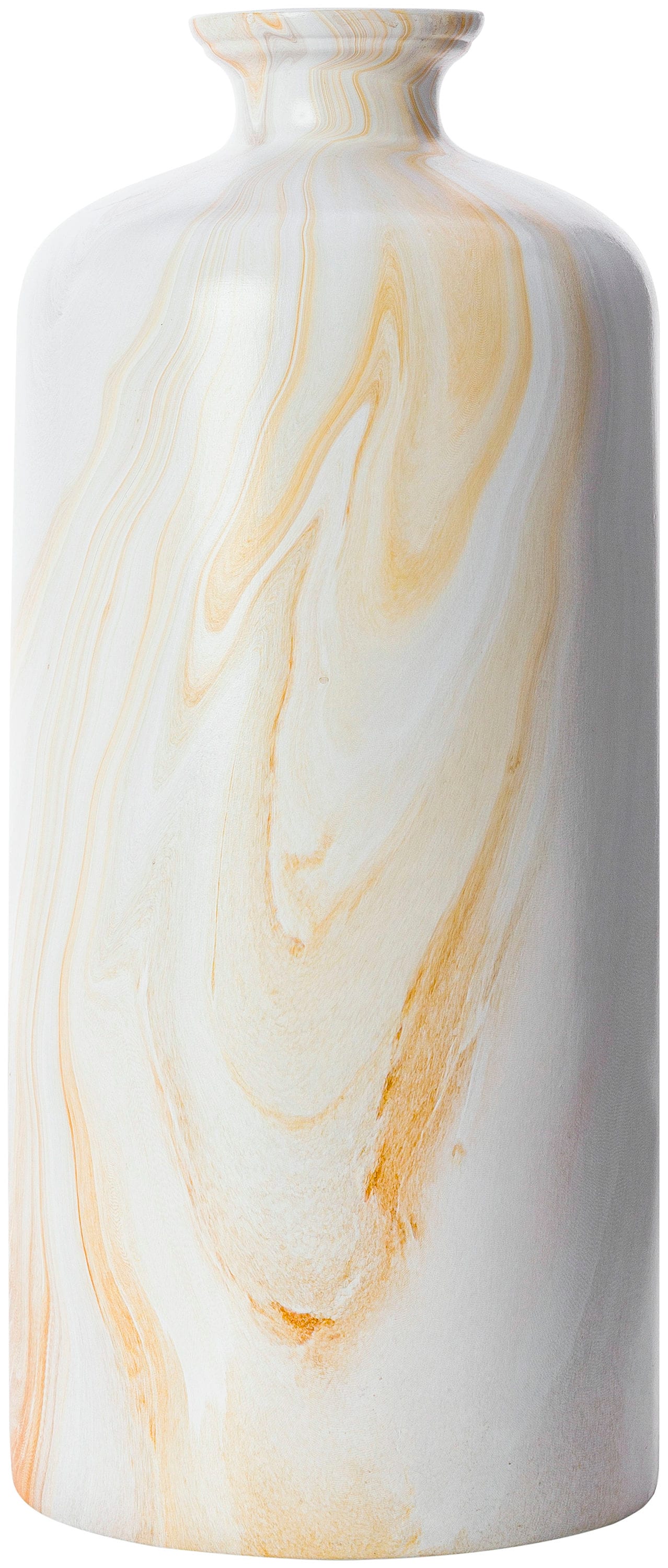 Surya KUH-002 White Ceramic Modern Vase