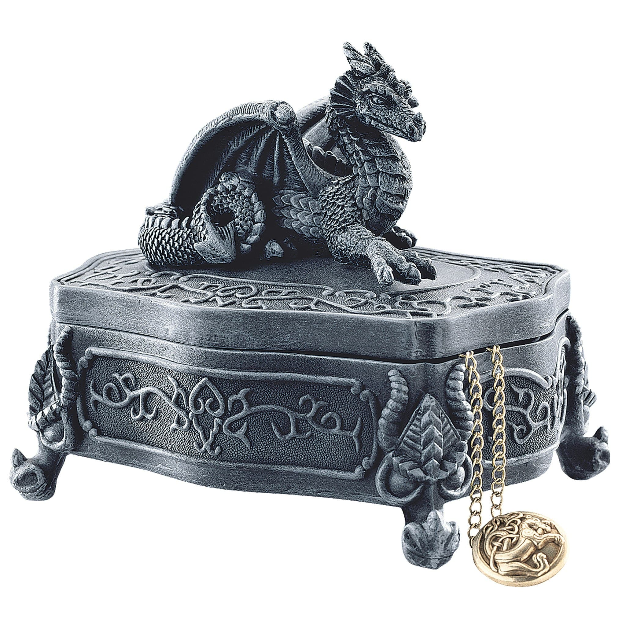 Design Toscano CL2517 Gray Resin Casual Decorative box