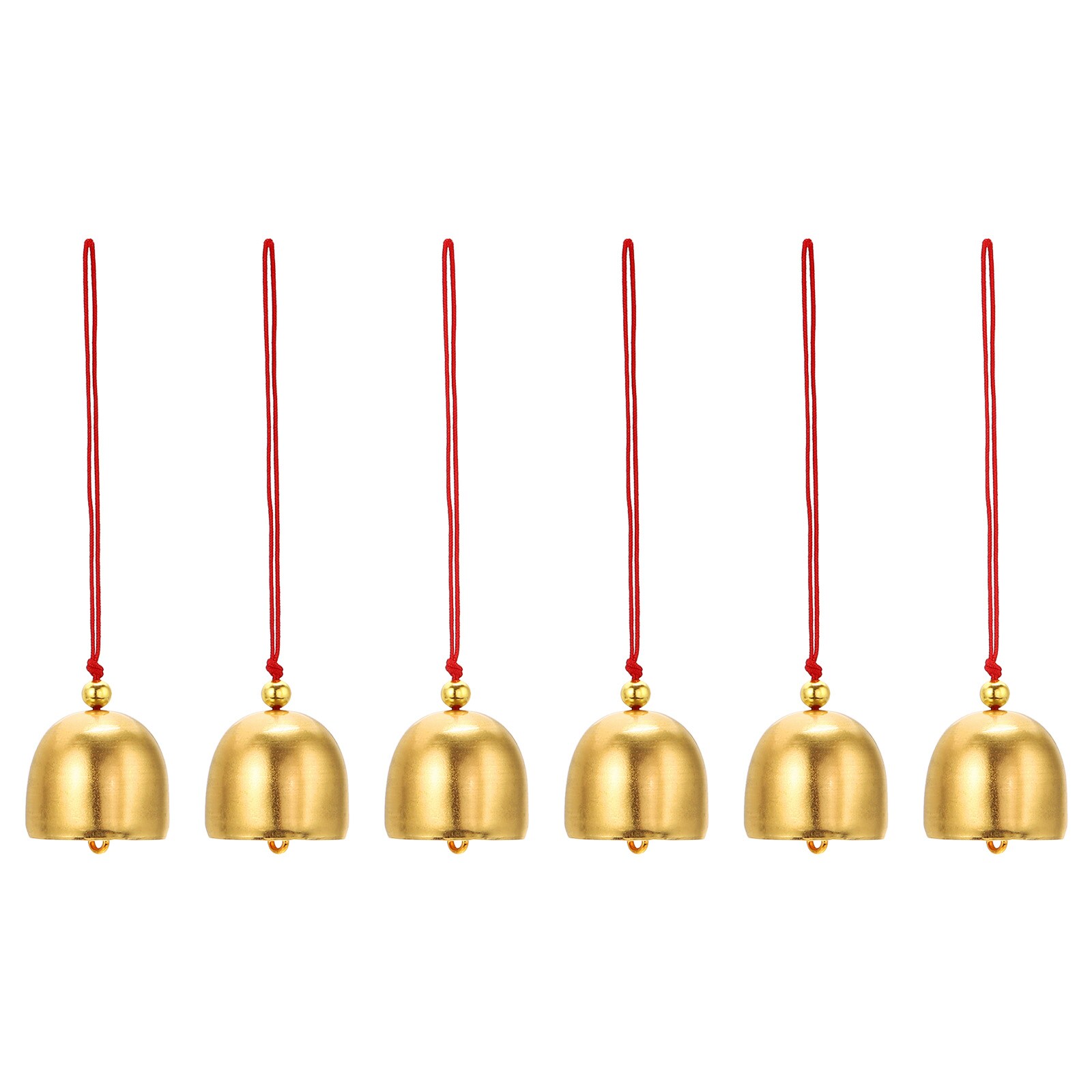 PATIKIL - 6 Pcs Wind Chime Hanging Bells Temple Bells Retro Outdoor Hanging Metal Chinese Wind Ch...