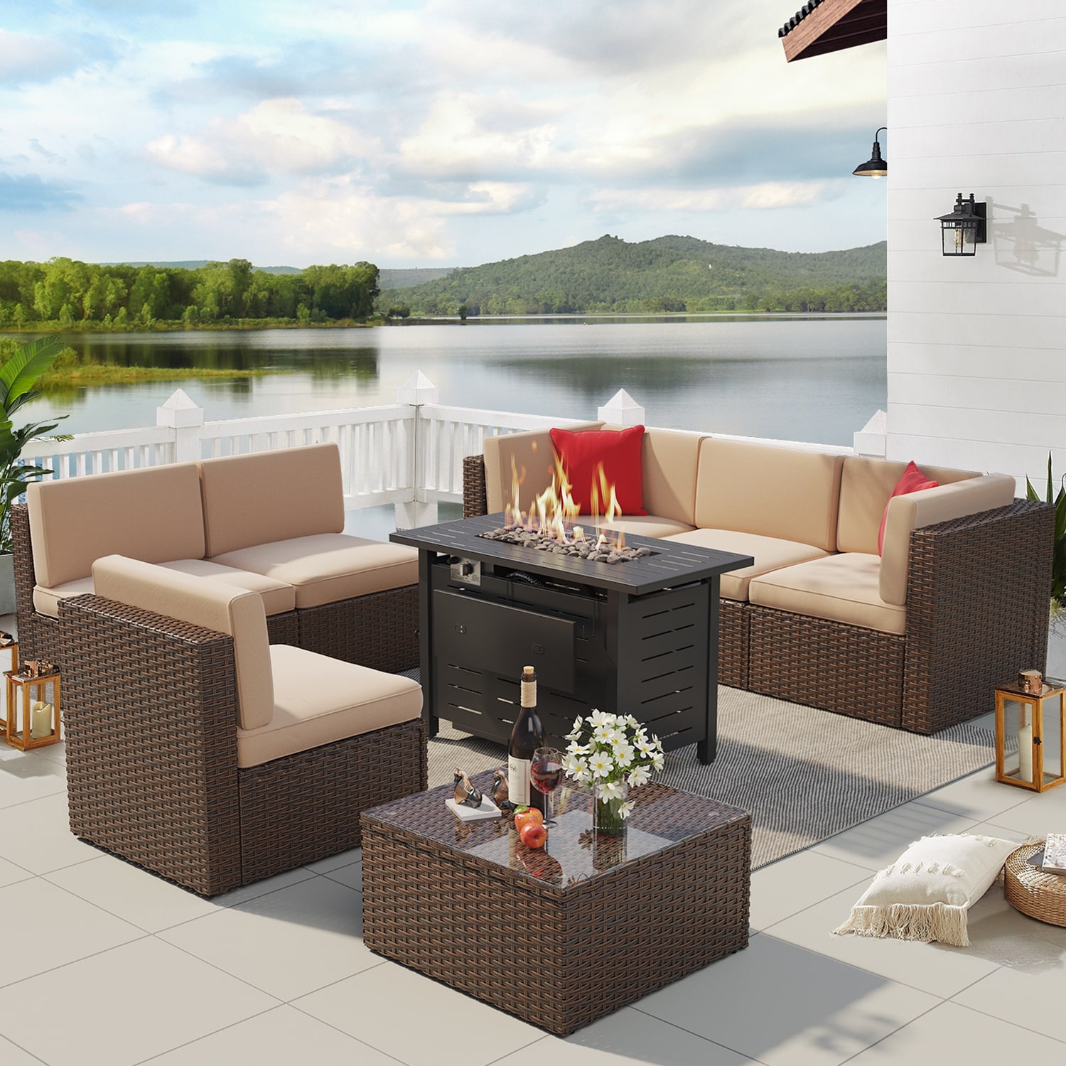 Bapipro BP3508B21 Patio-Conversation-Sets - View #2