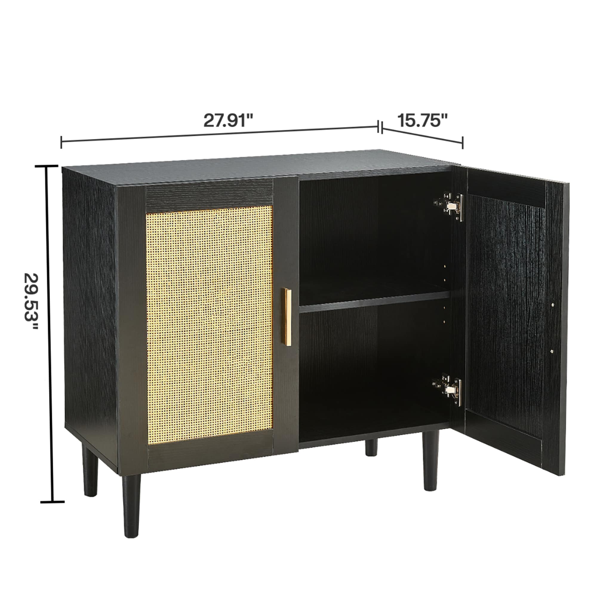 SINOFURN SYC080014BK Dining-Kitchen-Storarge - View #6