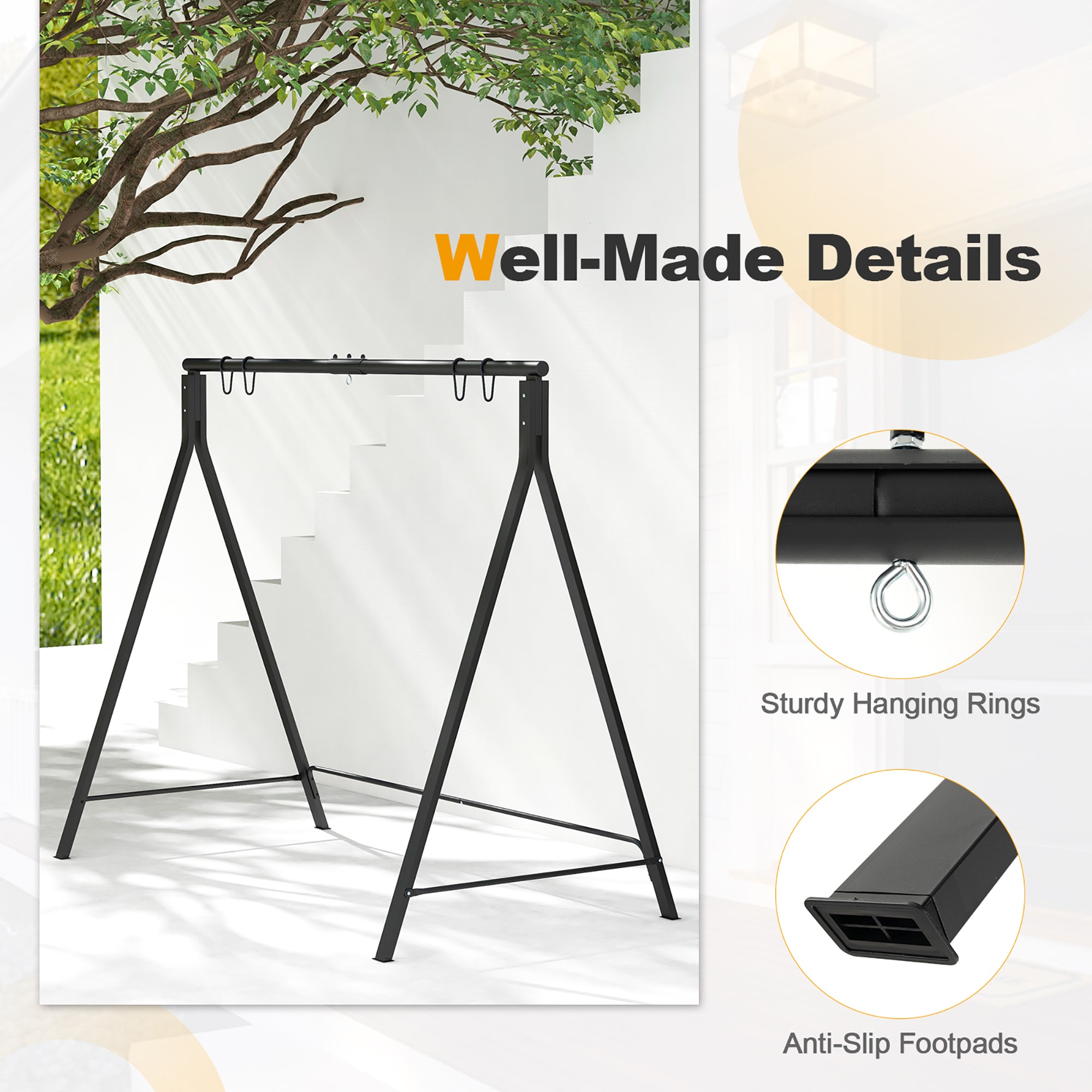 Costway HCST00161 Swing-Gliders - View #7