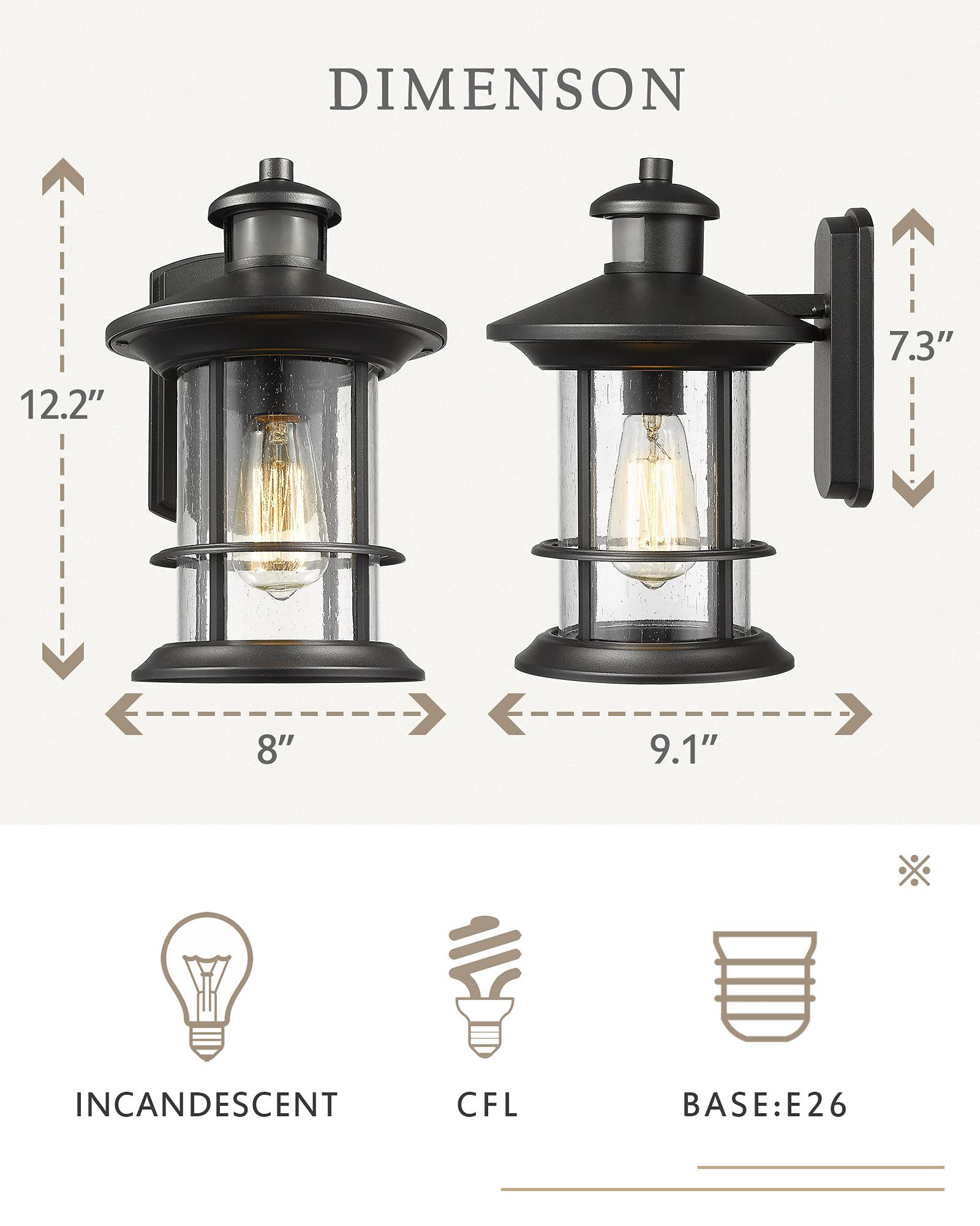 LTMATE LS4FW39B-SE BK Outdoor-Wall-Lighting - View #4