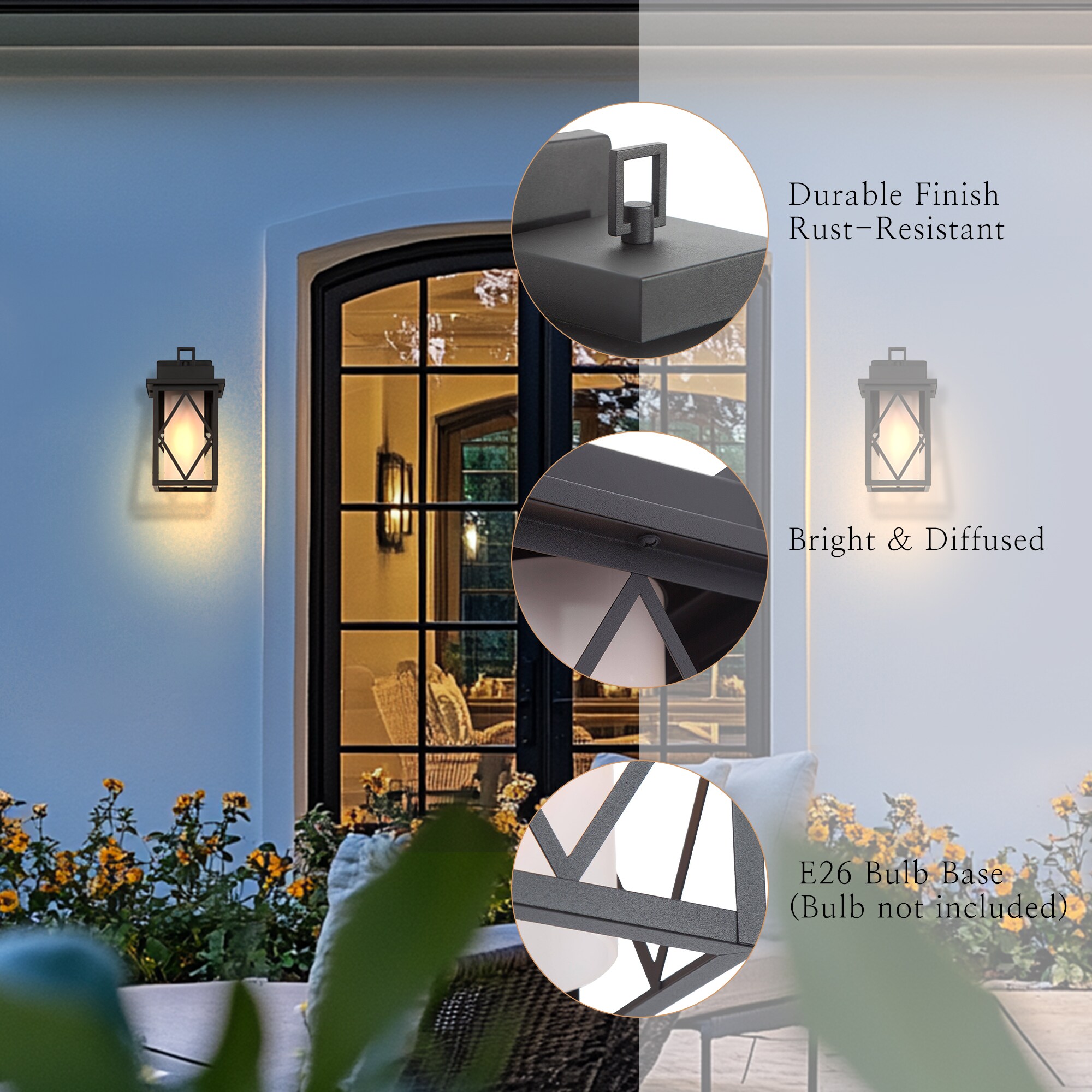 Uolfin ZBQFN2-LWS23793-97 Outdoor-Wall-Lighting - View #4