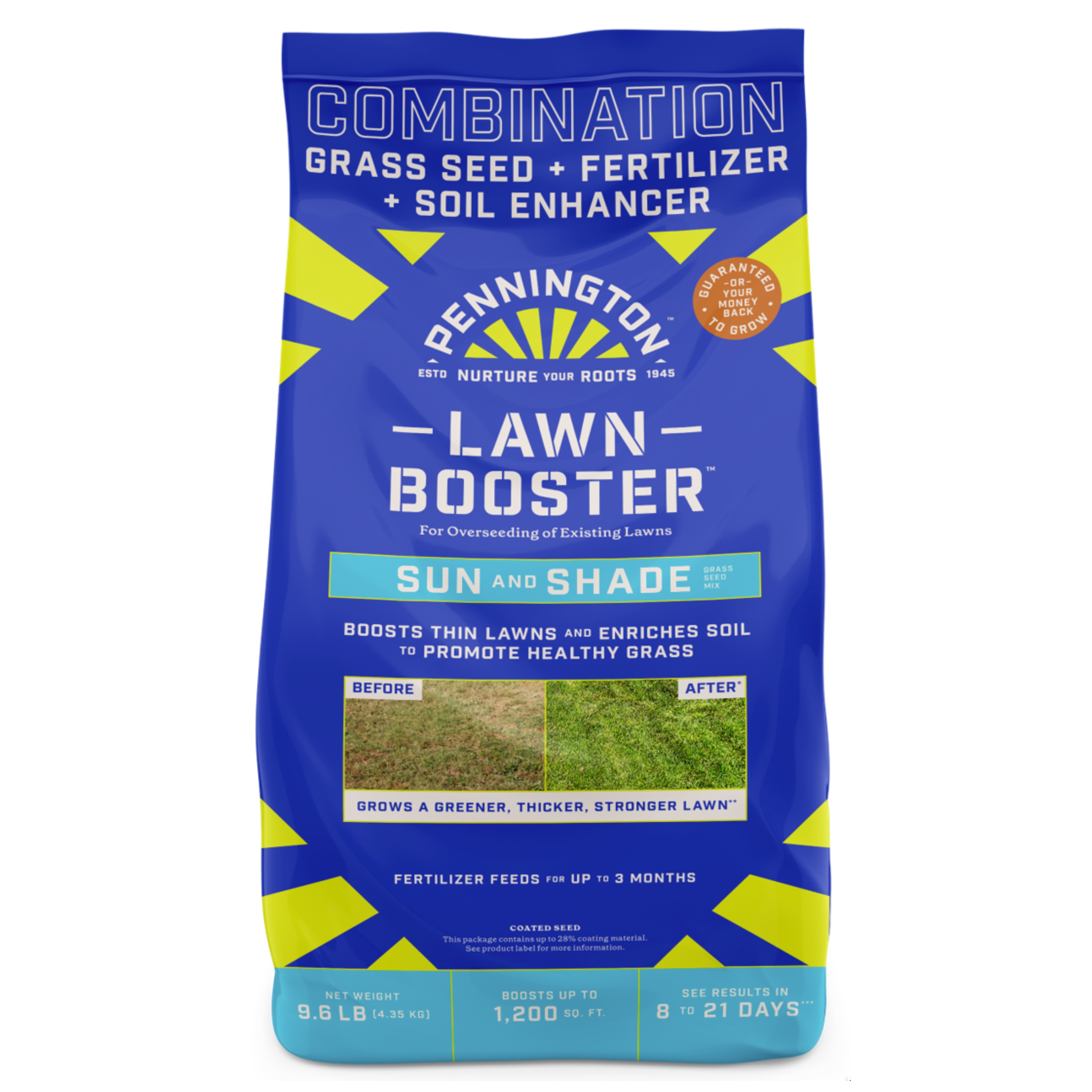 Pennington 100547360 9.6-lb Sun and Shade Lawn Repair Mix