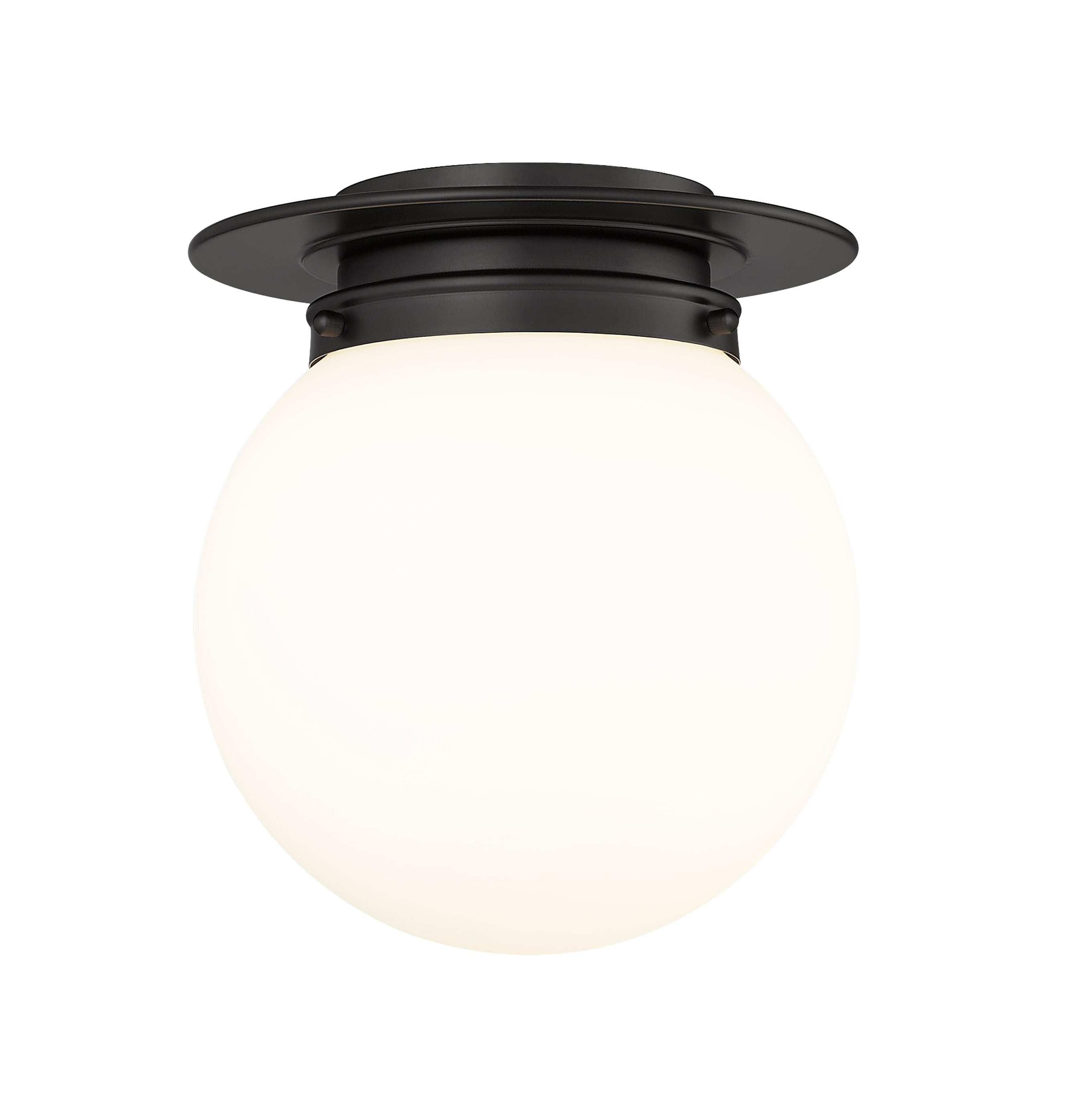 Z-Lite 7505F9-MB Calhoun 1 -Light 9-in Matte Black Flush Mount Light