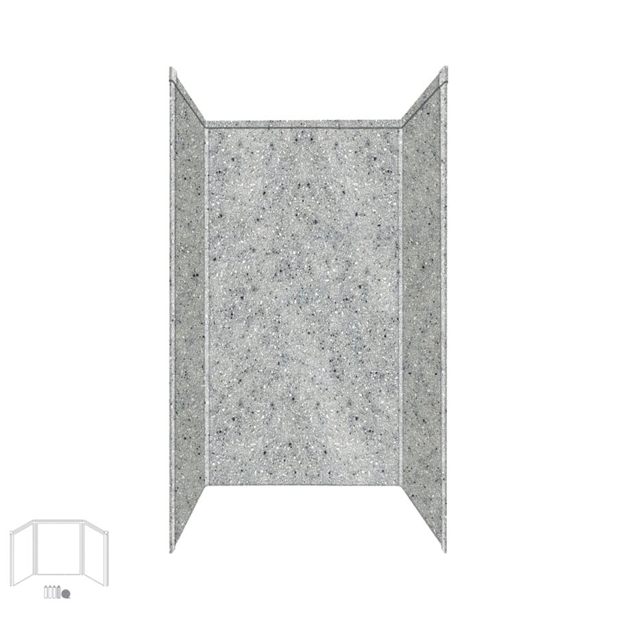 Transolid 7WK42427200B0 42-in x 72-in Shower Surround Corner Wall Panel