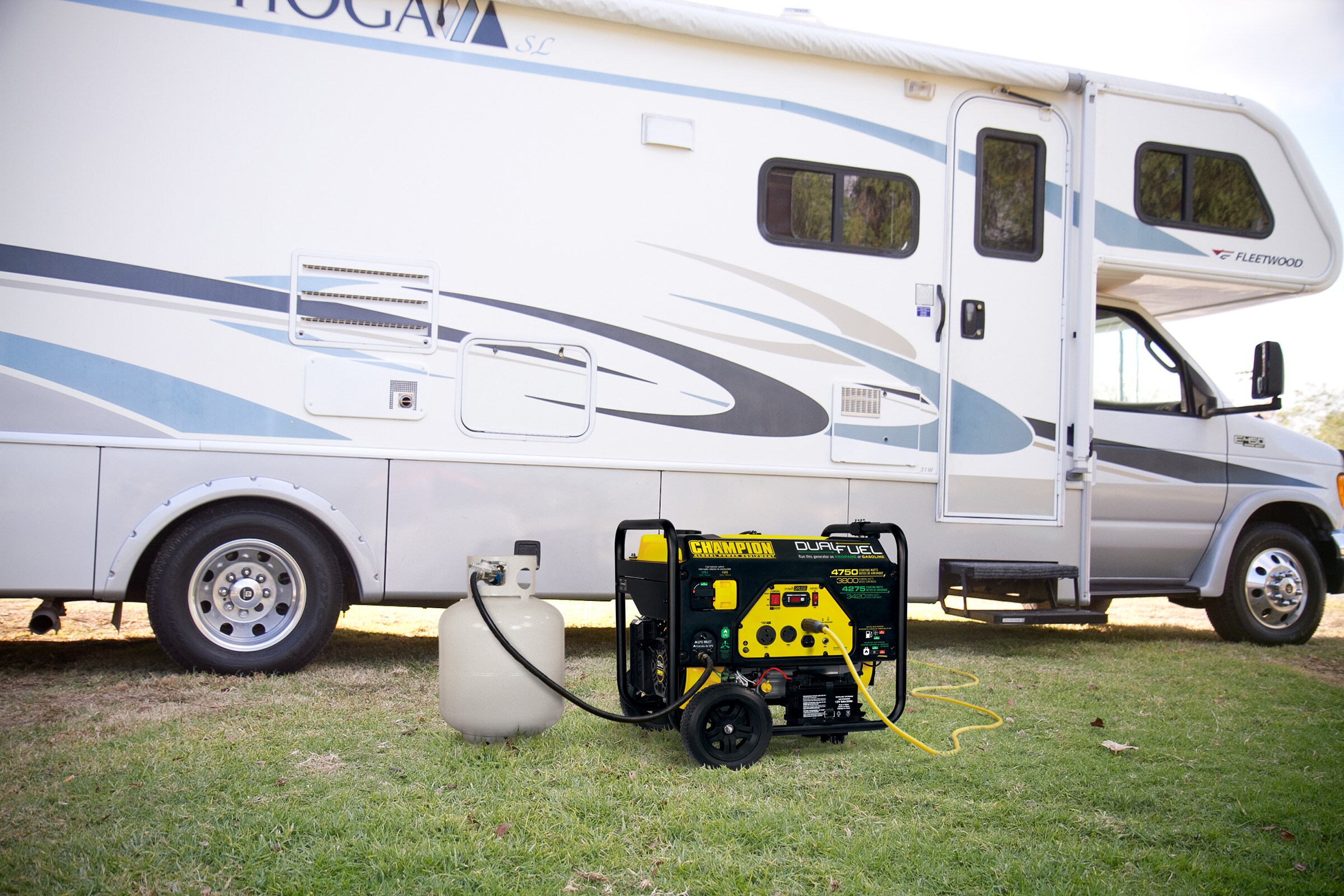 Champion Power Equipment 3800-Watt Gasoline/Propane Portable Generator ...