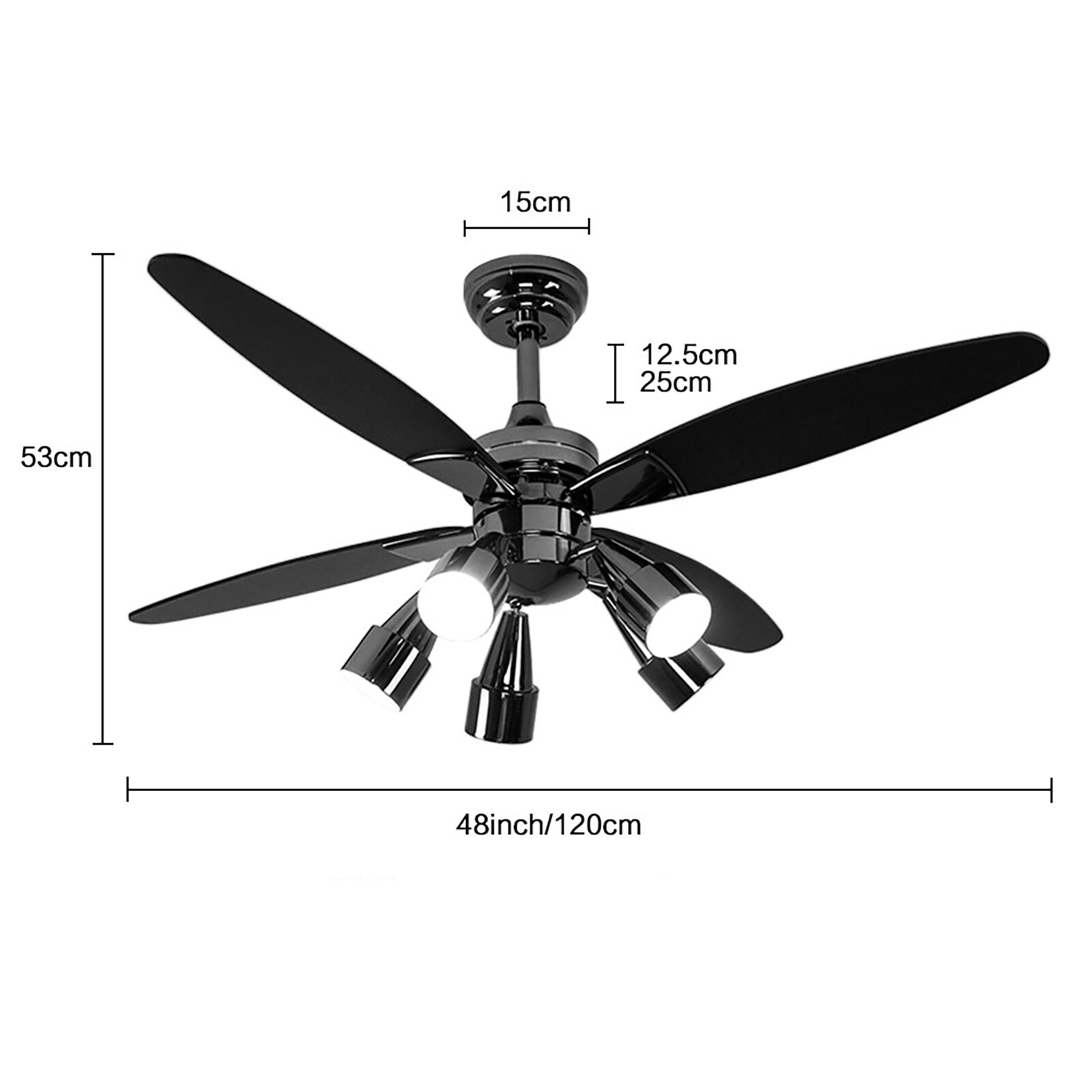 Oukaning HG-HCX-2832-US Ceiling-Fans - View #4