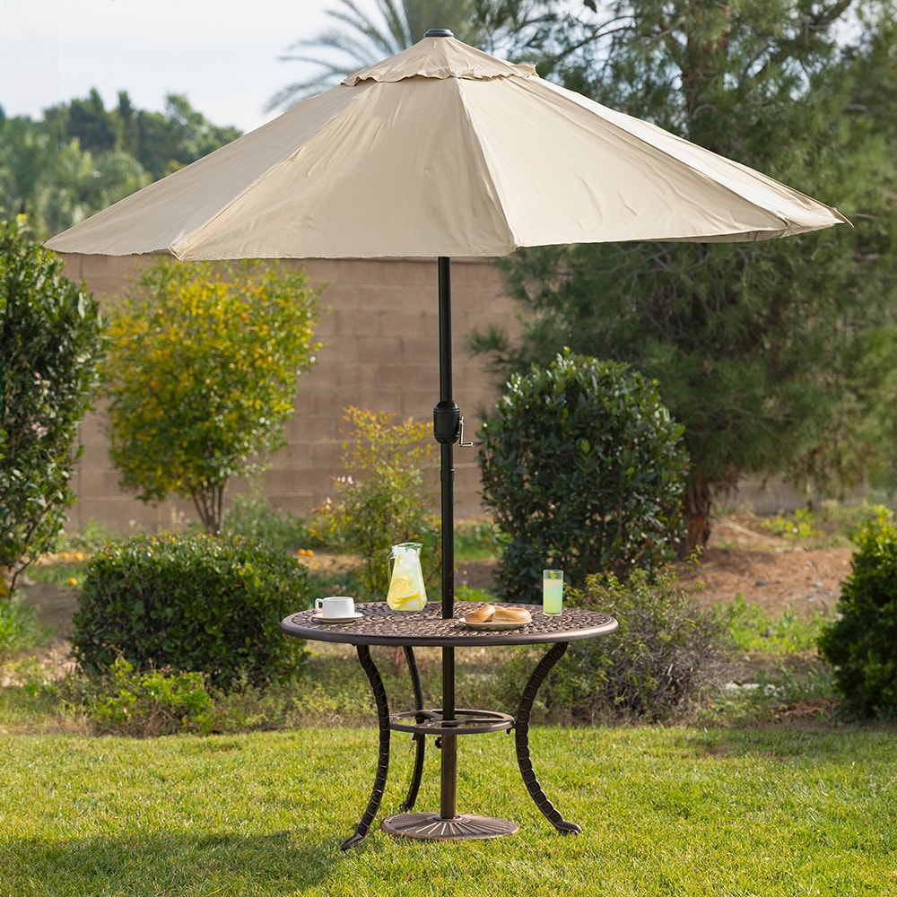 Kinger Home DTS-004T HARMON Round Outdoor Dining 41-in W x 41-in L with Umbrella Hole