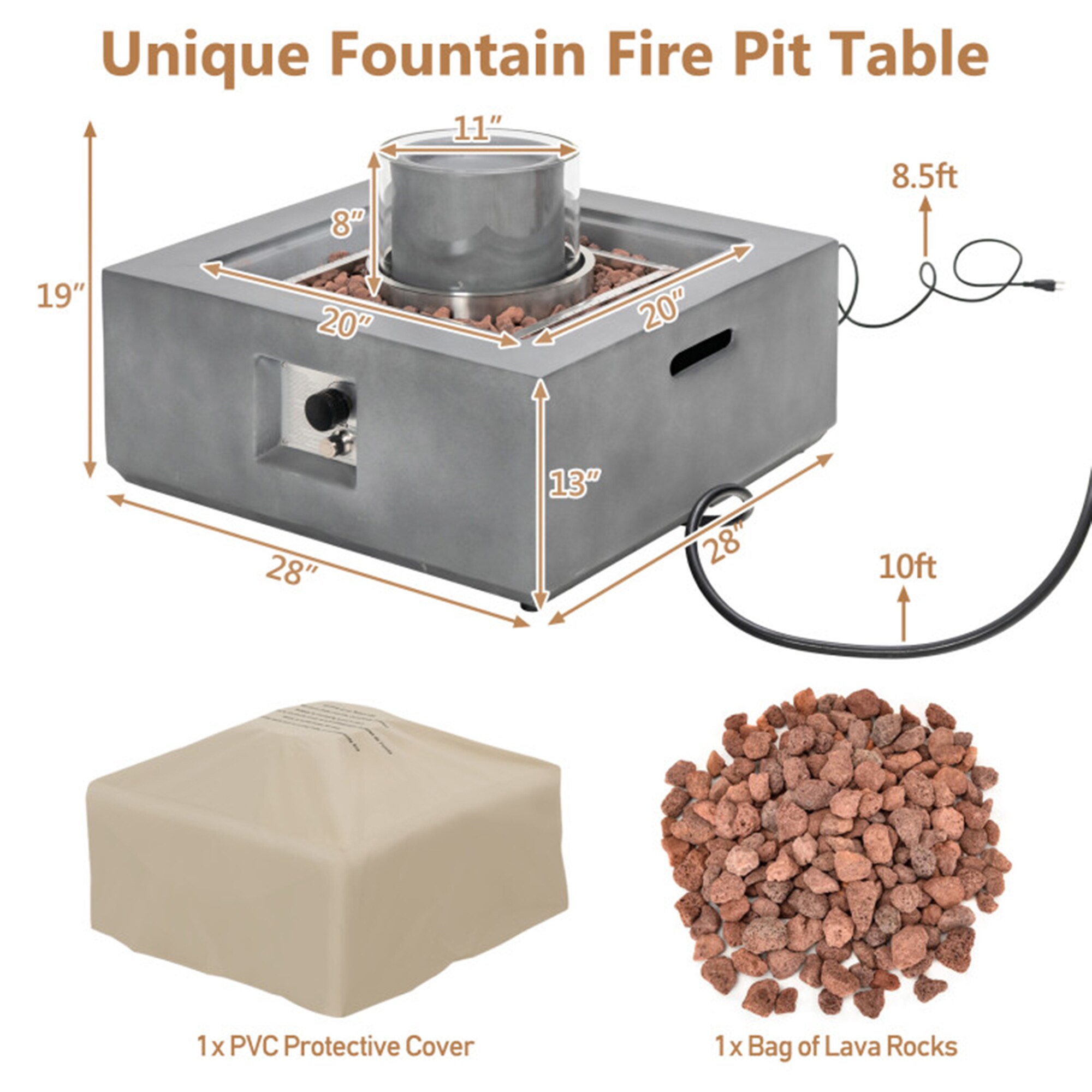 Mondawe MO-H589XW Outdoor-Gas-Firepits - View #10