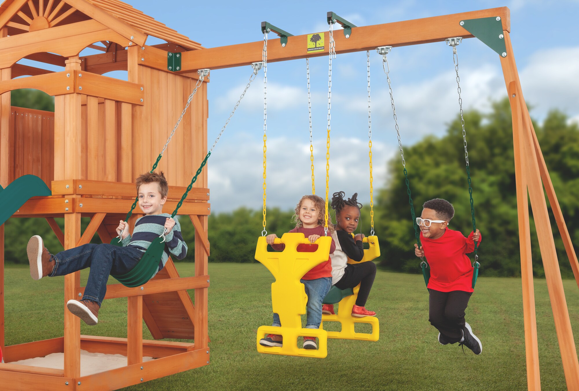 Creative Cedar Designs 3512-G Wood-Playset-Kits - View #10