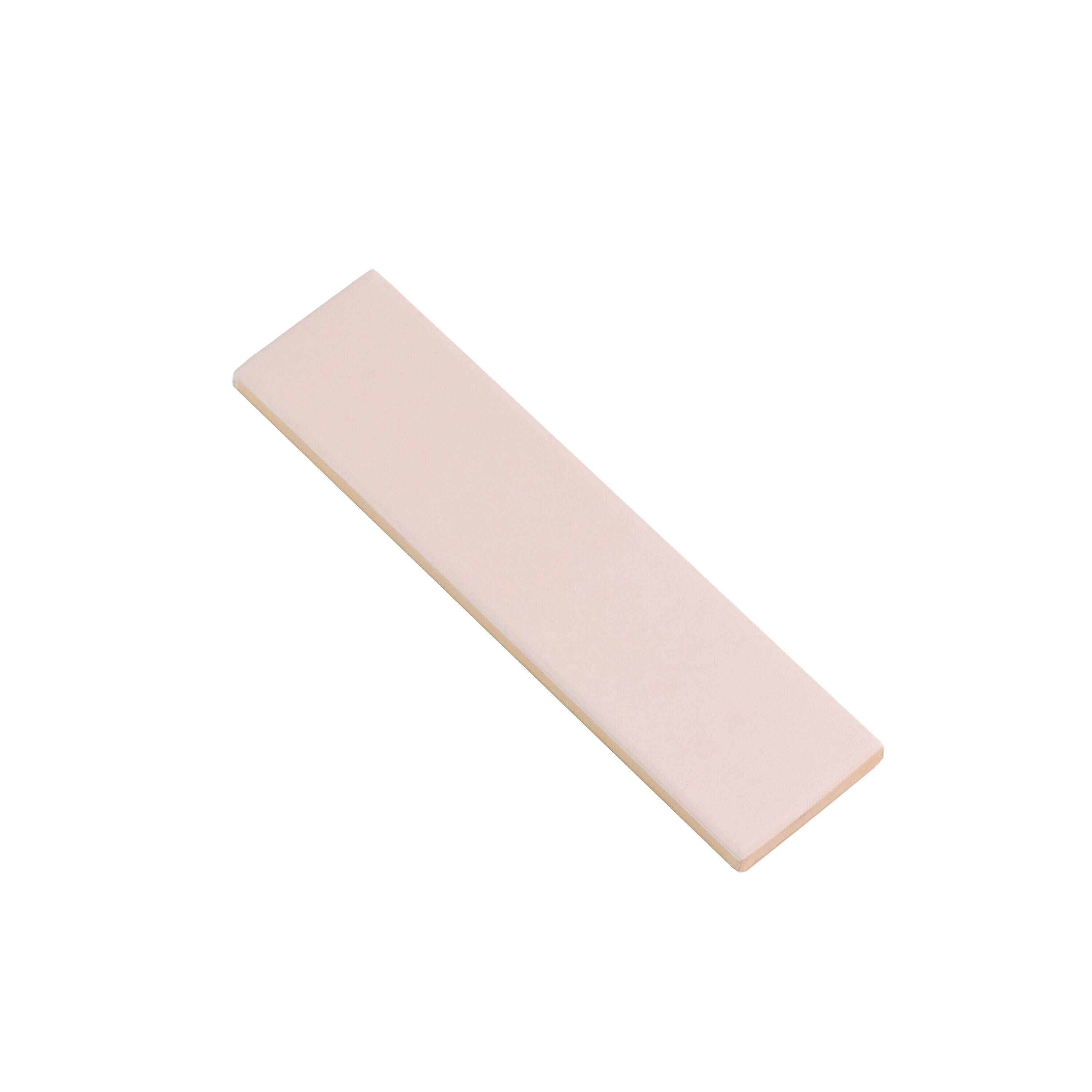 Matte Pink Ceramic Subway Tile 2" x 8"