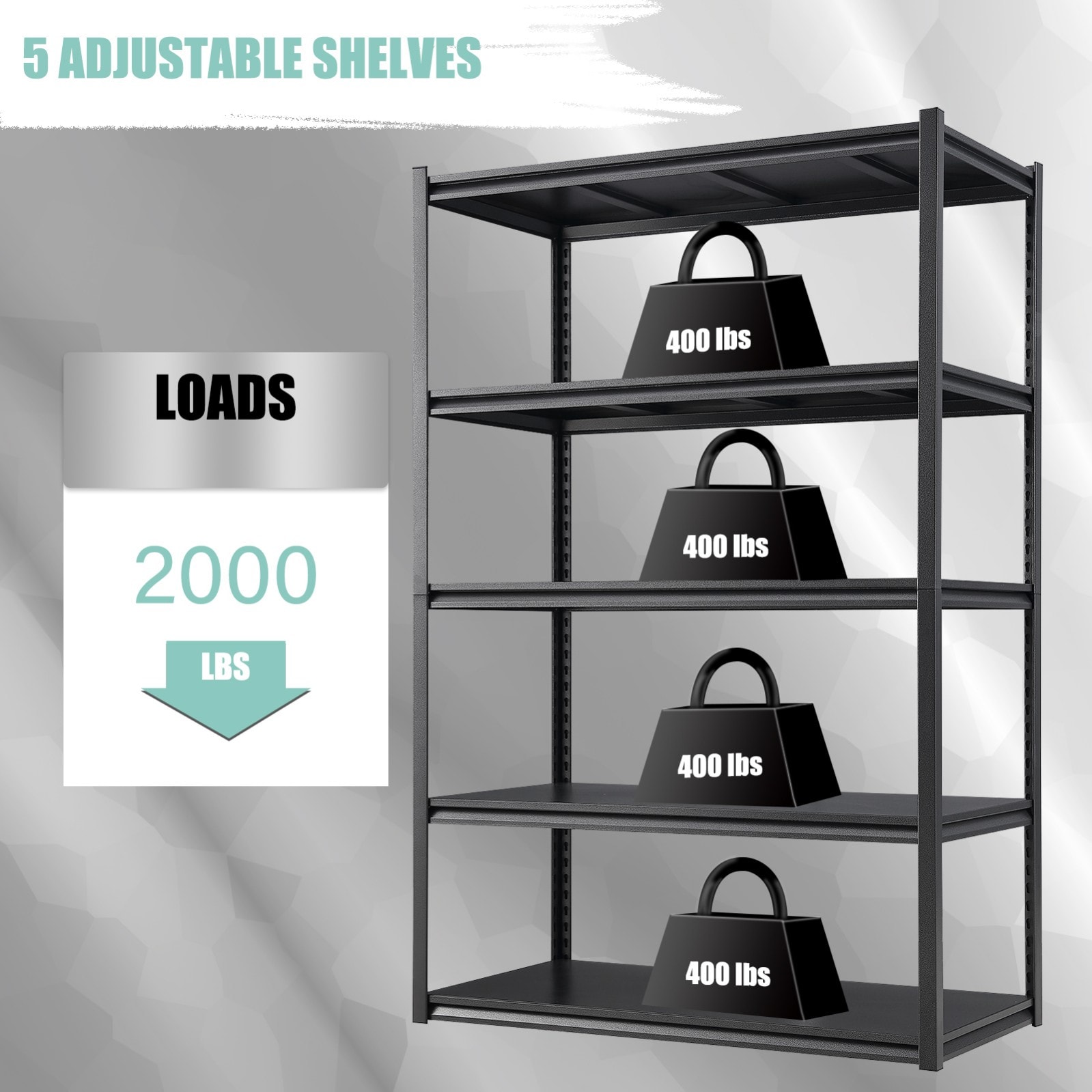 Siavonce XH44687 Free-Standing-Shelving - View #4