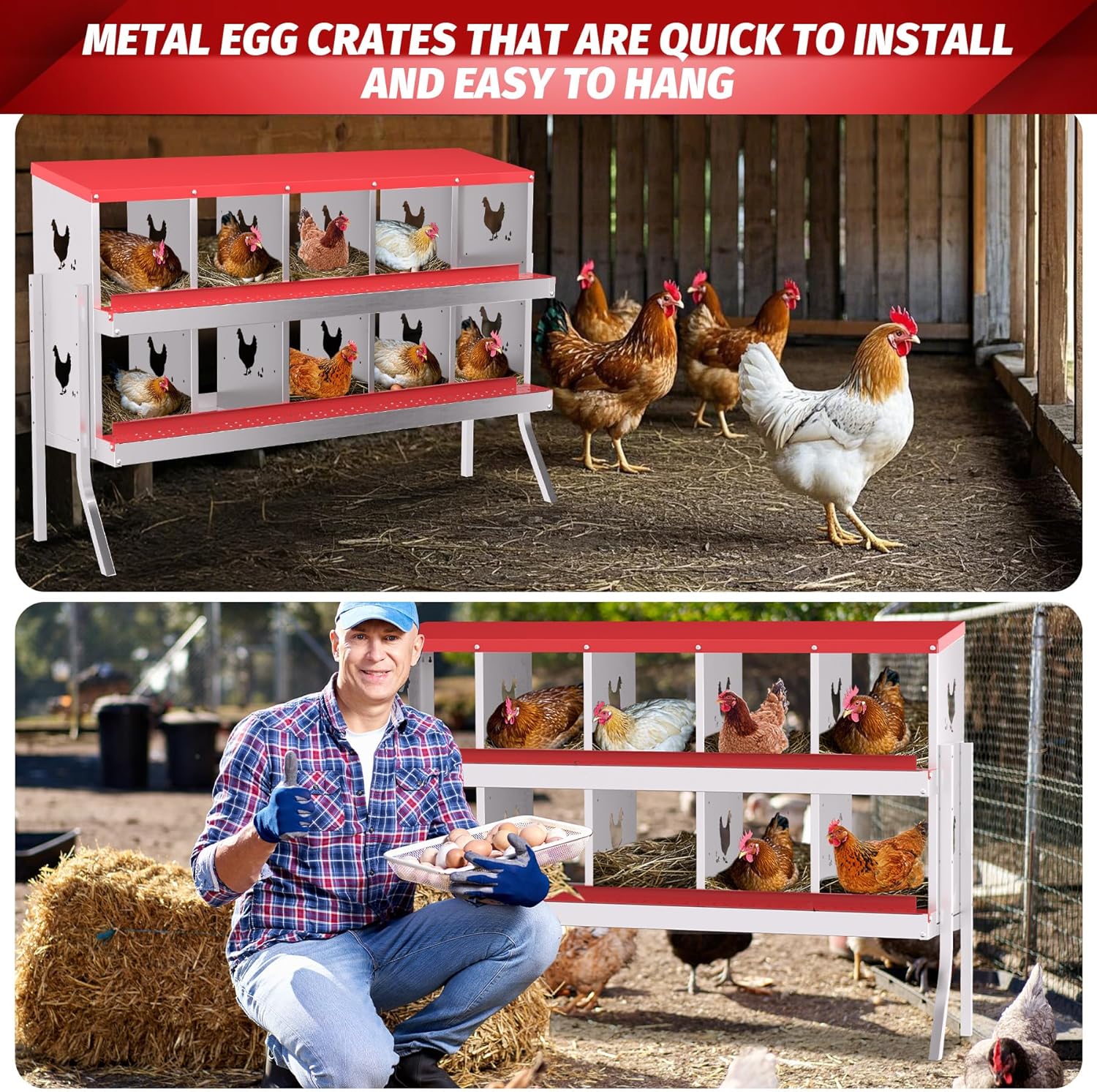 Qeetex GGL-PHO-348SF9XM Chicken-Coops-Rabbit-Hutches - View #3