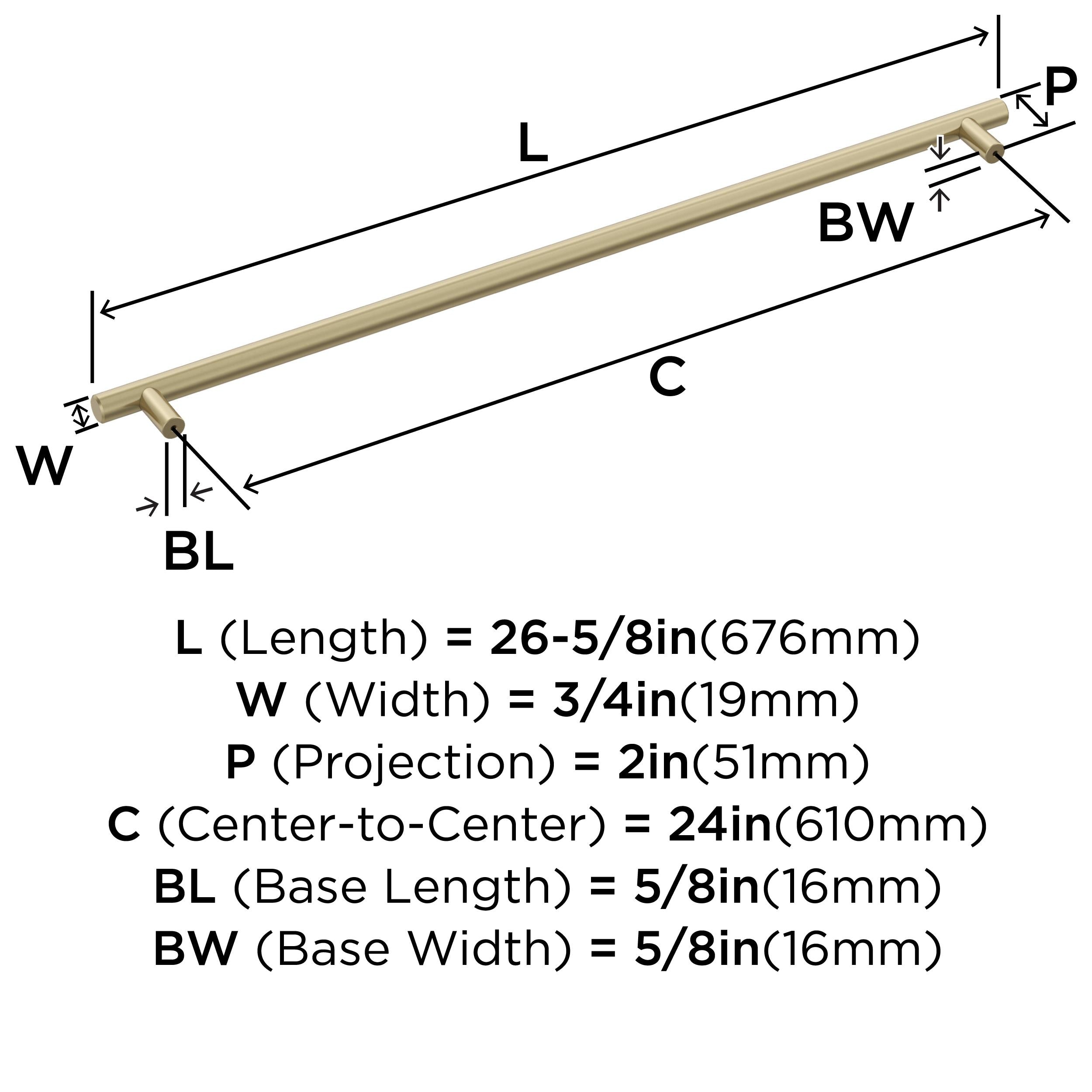 Amerock BP54026BBZ Cabinet-Pulls - View #5