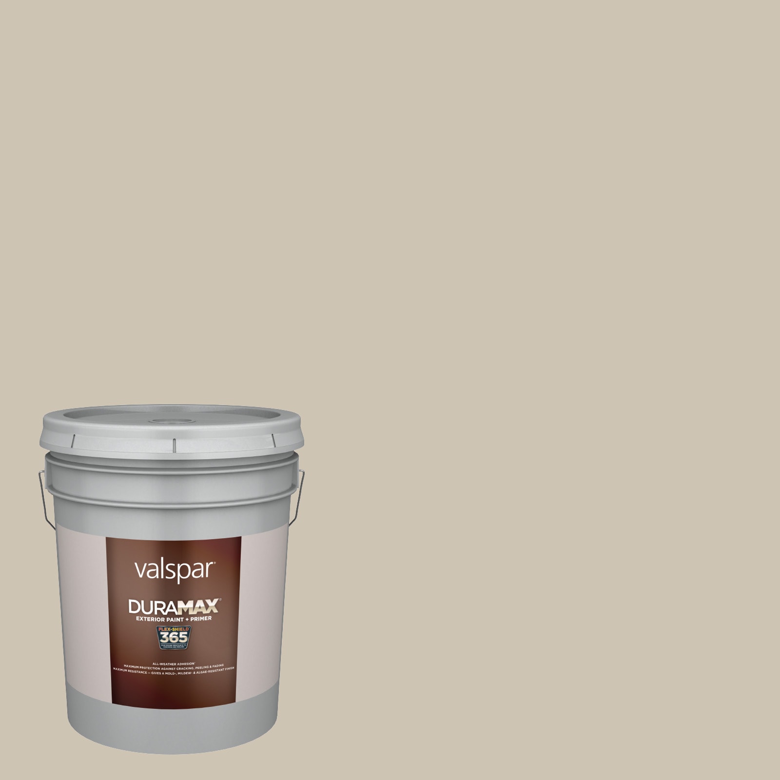 Valspar 6006-1B-91113 Duramax Satin Oatbran 6006-1B Latex Exterior Paint + Primer ( 5-gallon )