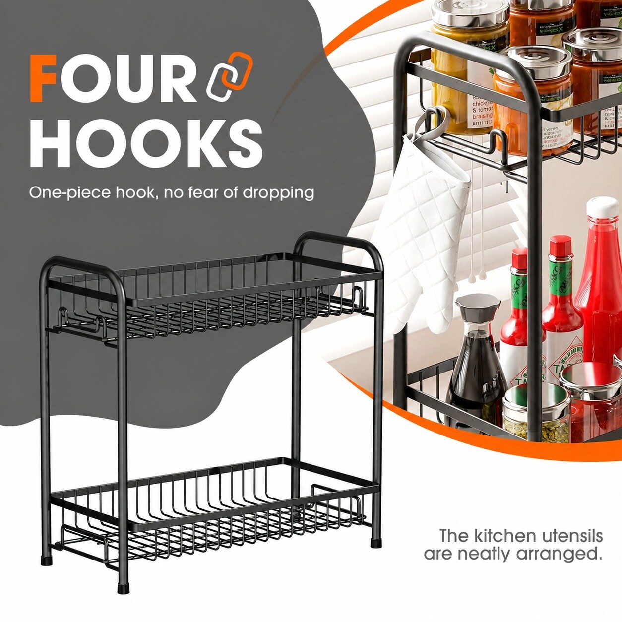 DHMHD LDH0819X488 Pull-Out-Cabinet-Baskets - View #4
