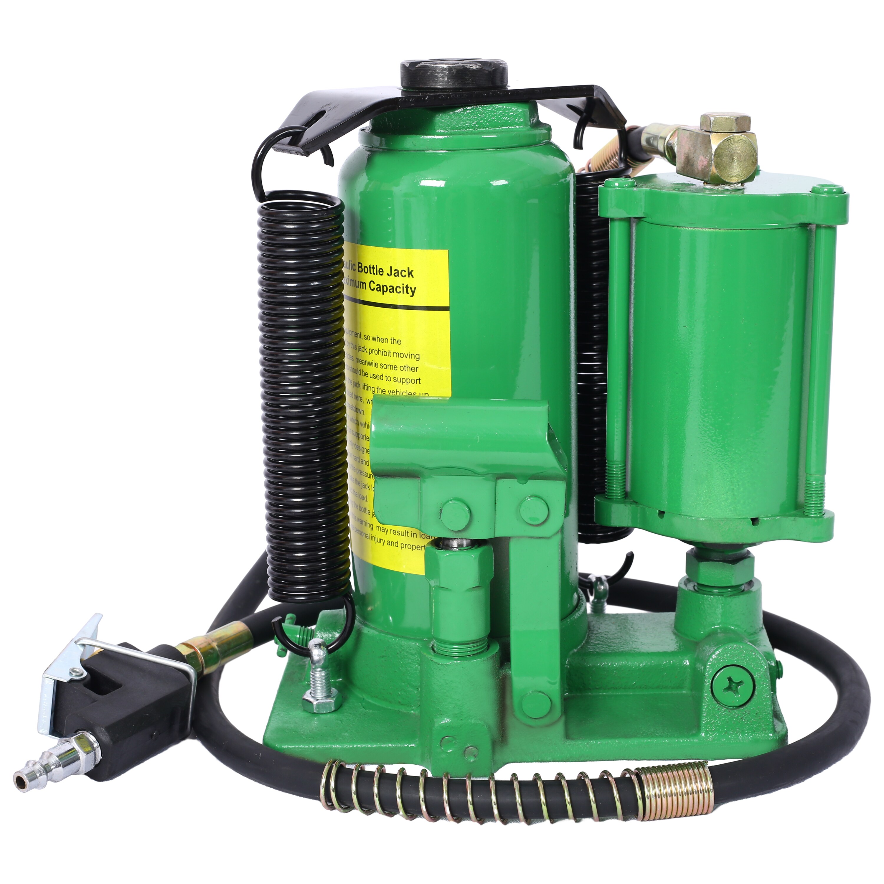 Siavonce XH46635 Green 12-Ton Steel Air/Hydraulic Bottle jack