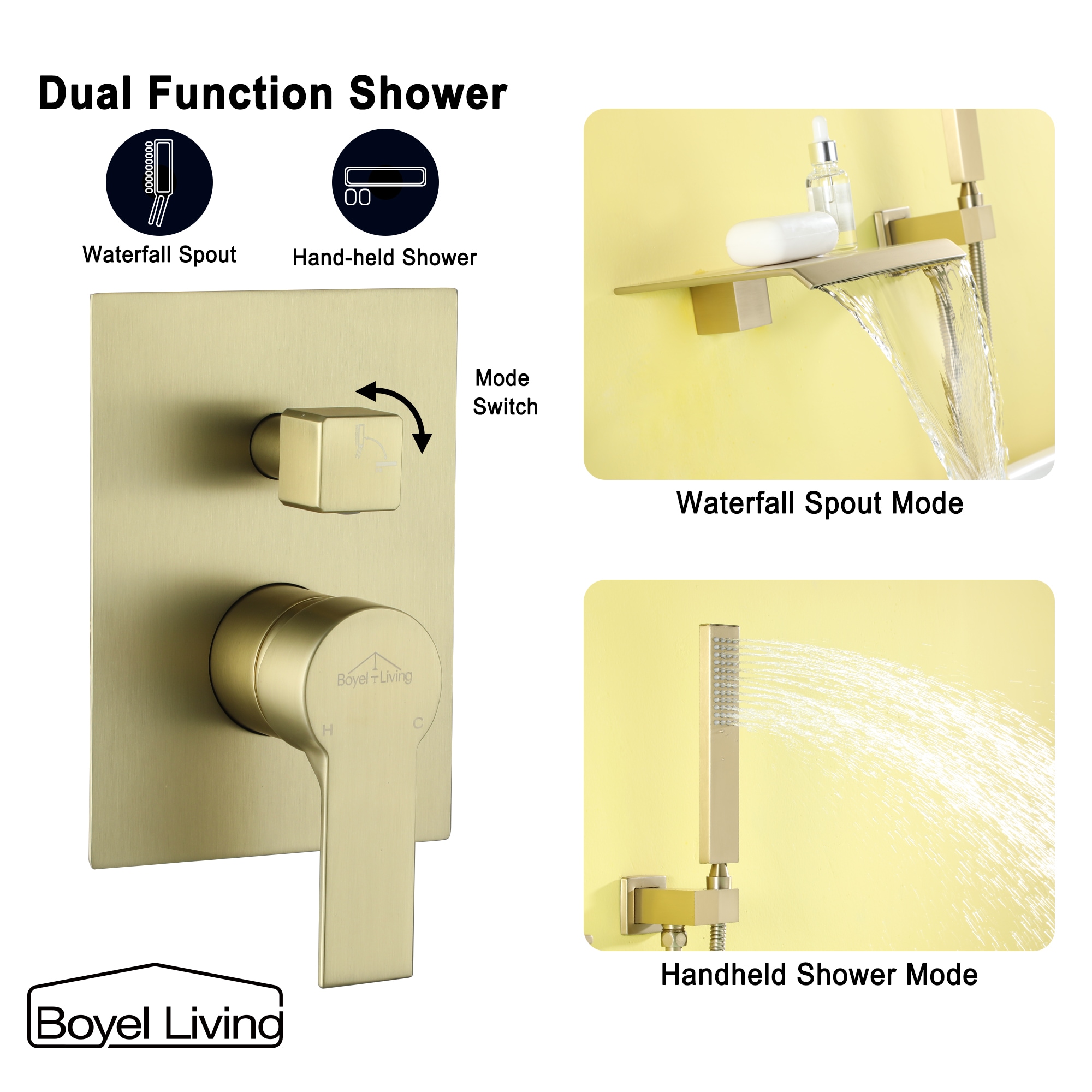 Clihome CSMD-880-21BG Roman-Tub-Faucets - View #6